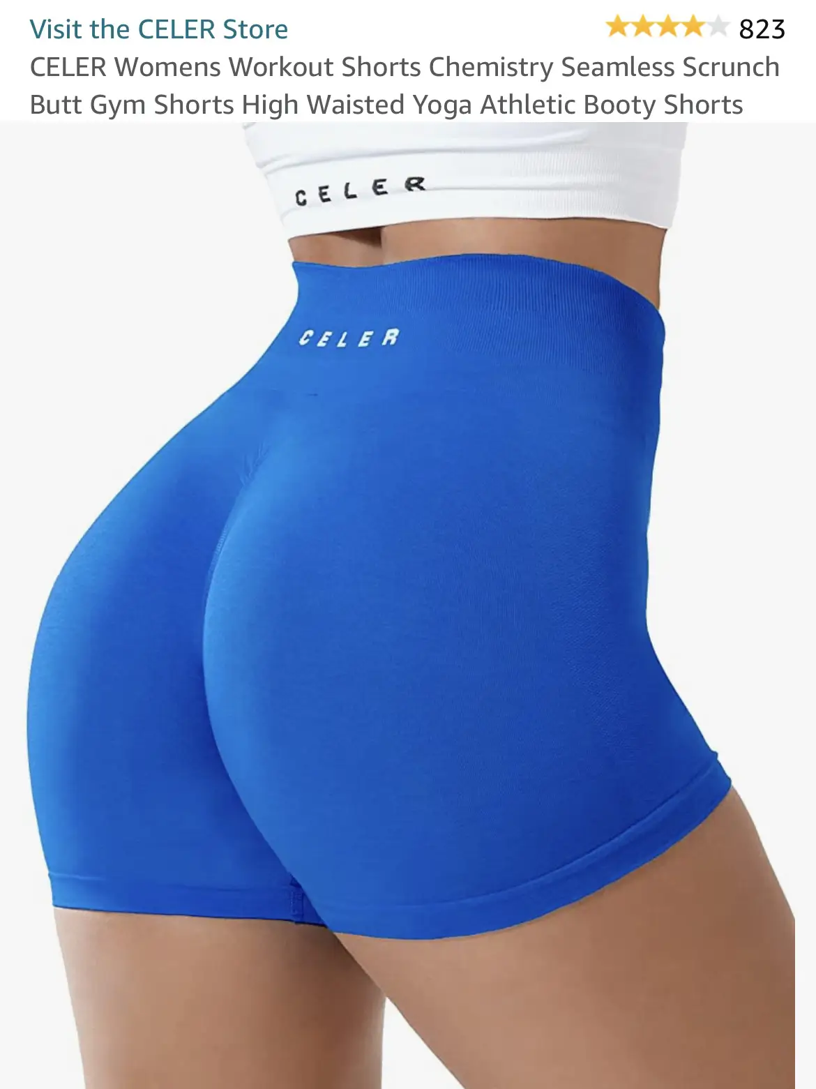 CELER Workout Leggings For Women Tummy Control Chemistry Seamless Scrunch  Butt Gym Leggings High Waisted Yoga Pants