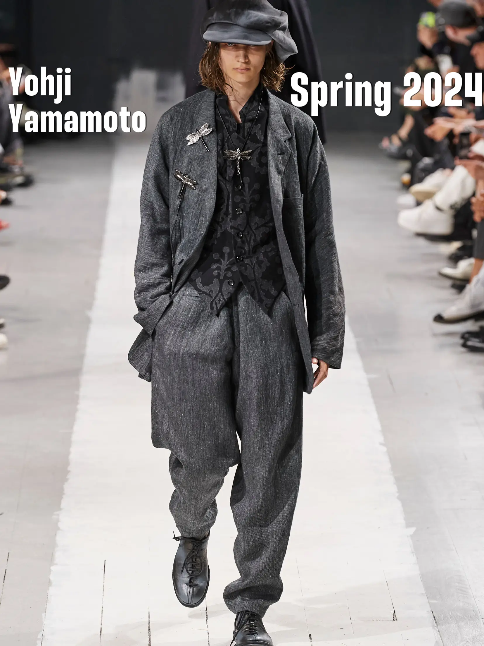 Yohji Yamamoto 2024 Spring-Summer Collection⁠ ⁠ ⁠ #YohjiYamamoto