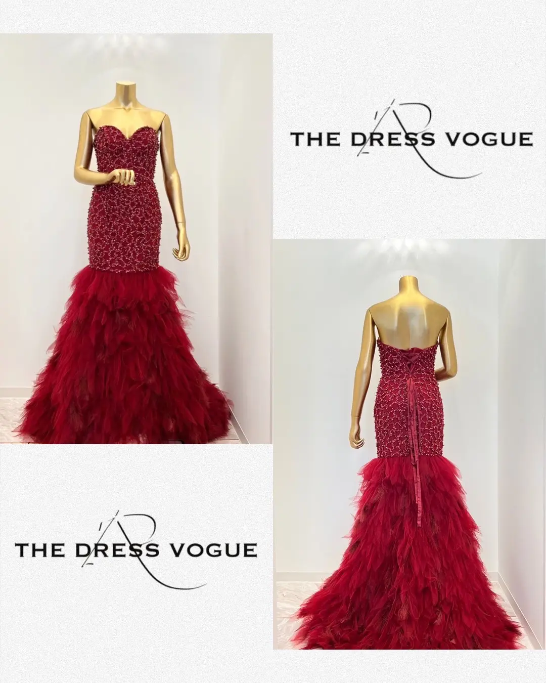 マーメイドドレス レッド | THE DRESS VOGUEが投稿したフォトブック | Lemon8