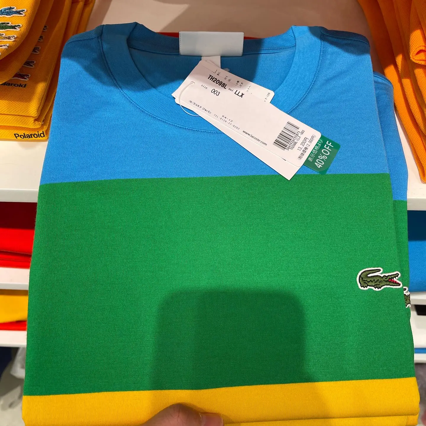 ラコステ×ポラロイドLACOSTE L!VE POLAROID｜トップス