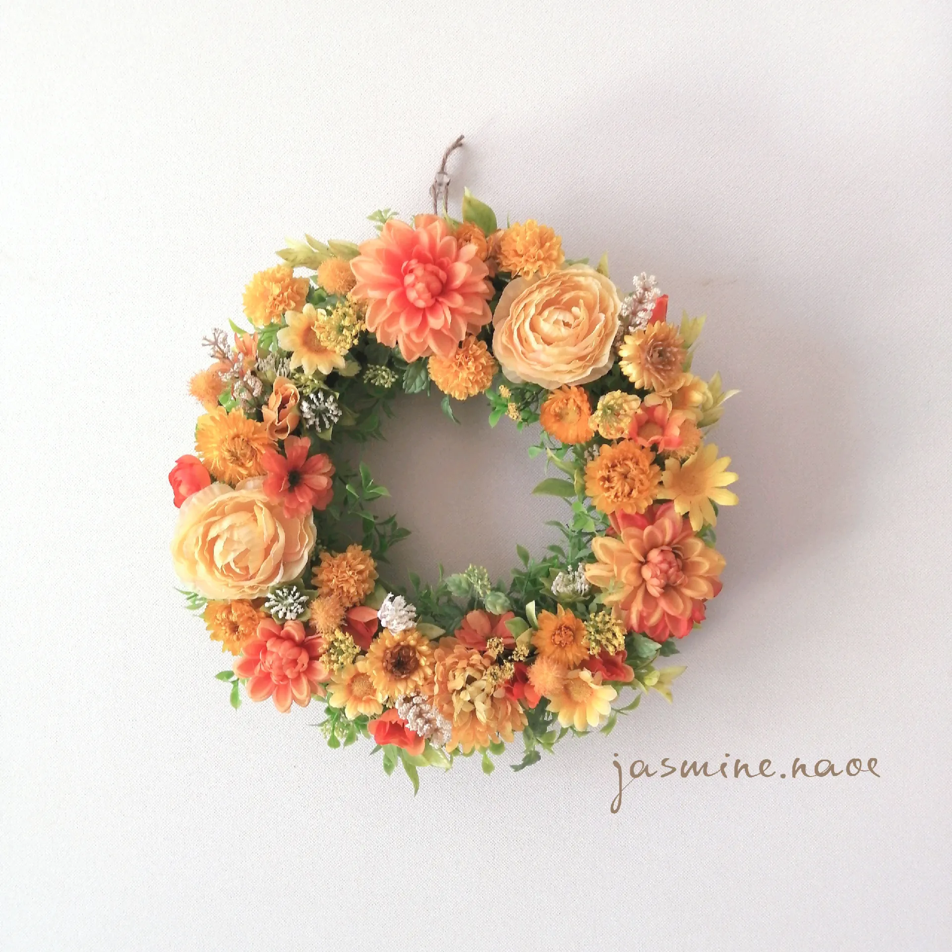 お花畑のwreath〜黄色とオレンジ♡ | jasmine.naoeが投稿したフォト