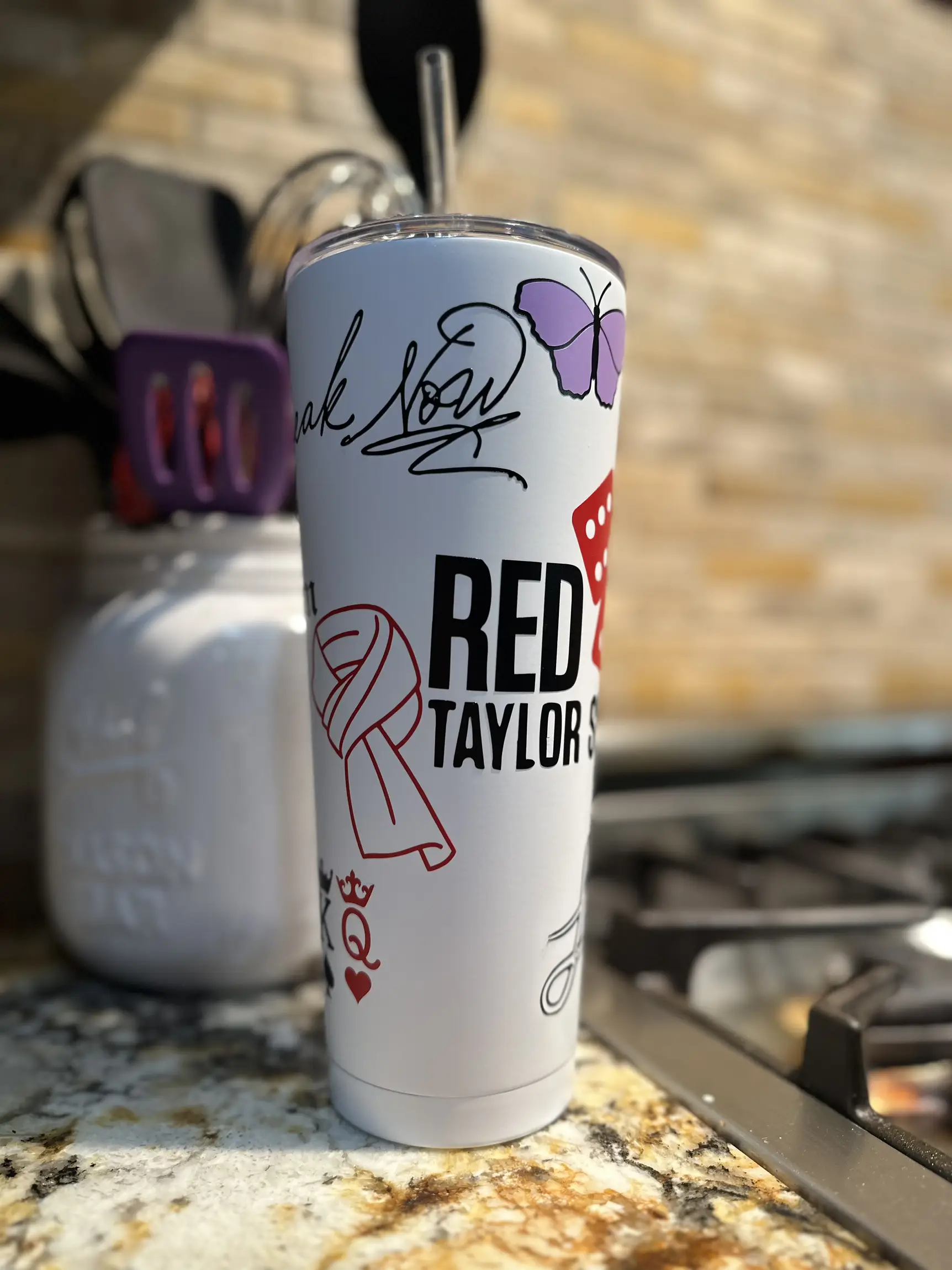 Taylor Swift Slim Water Bottle Canteen Starbucks Cute Tumbler Fan Art – Abe  Gallery