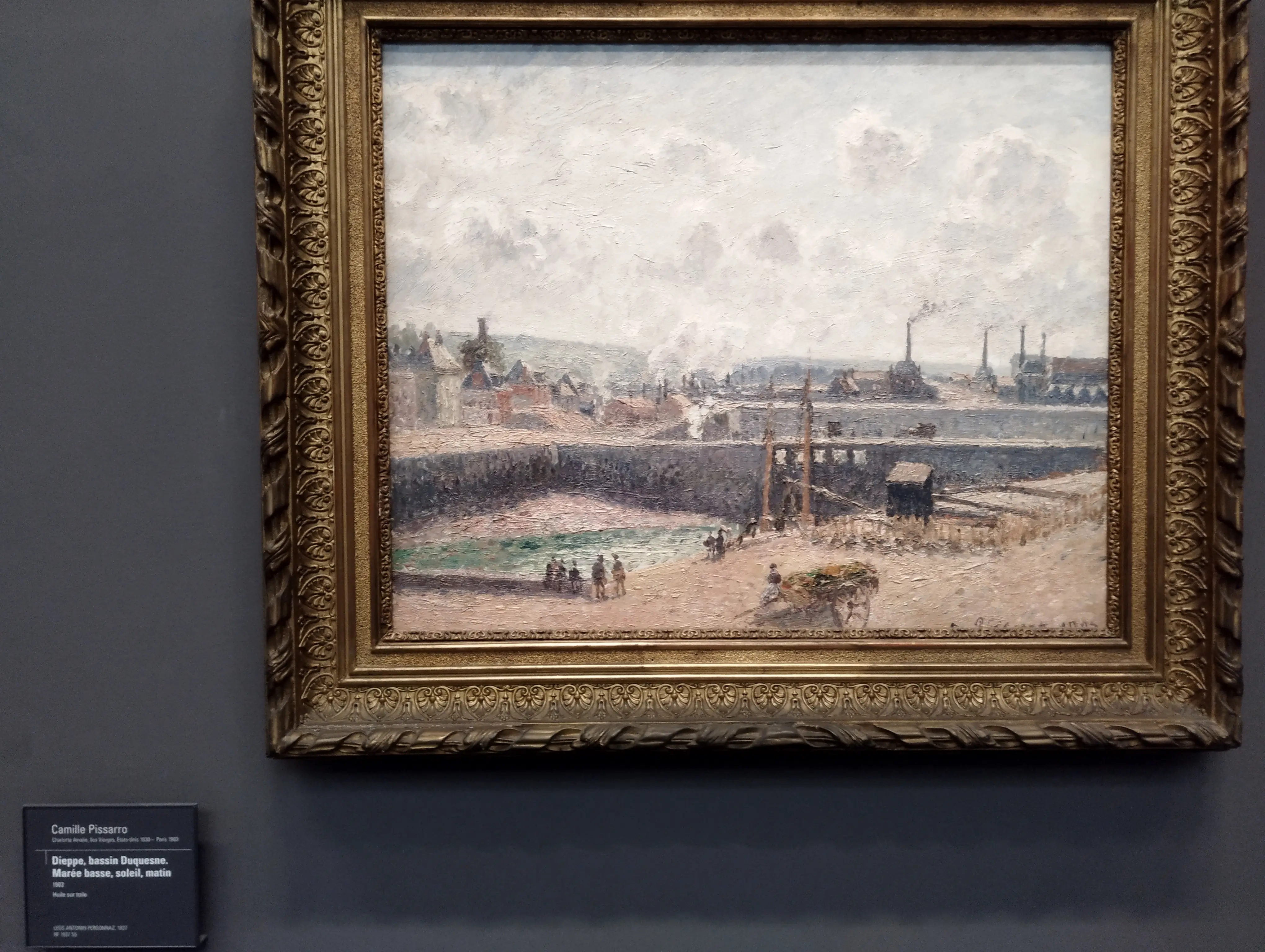 「モレの橋」アルフレッド・シスレー 絵画　オルセー美術館所蔵