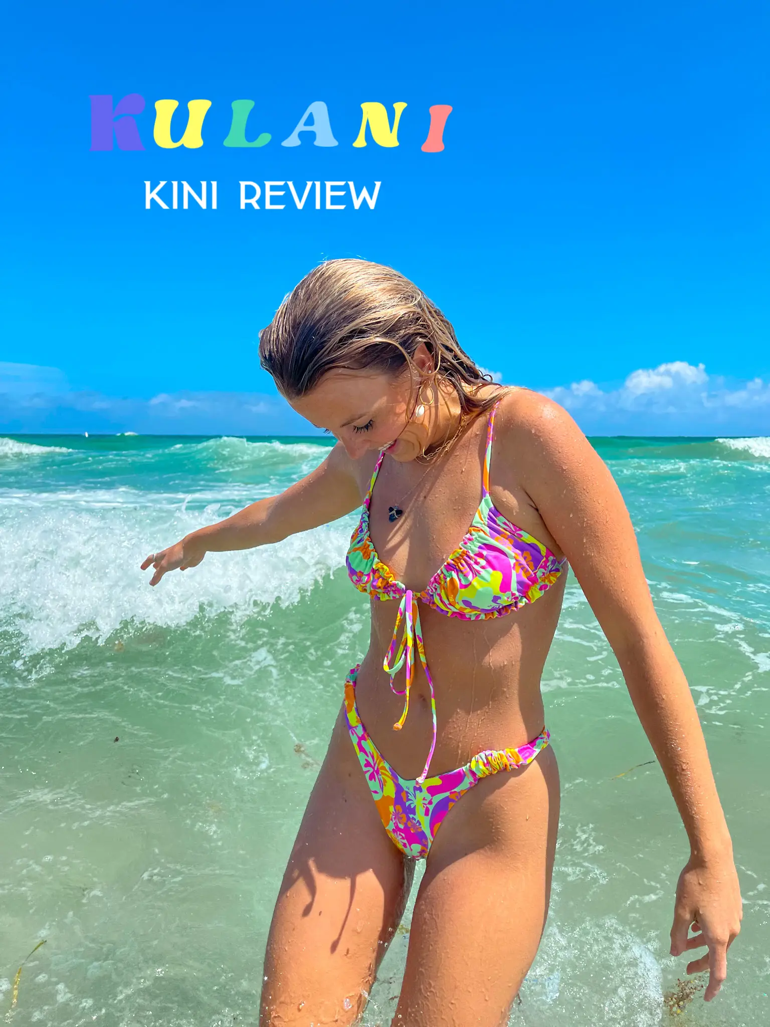 Slide Bralette Bikini Top - Sangria Swirl –kulanikinisUK