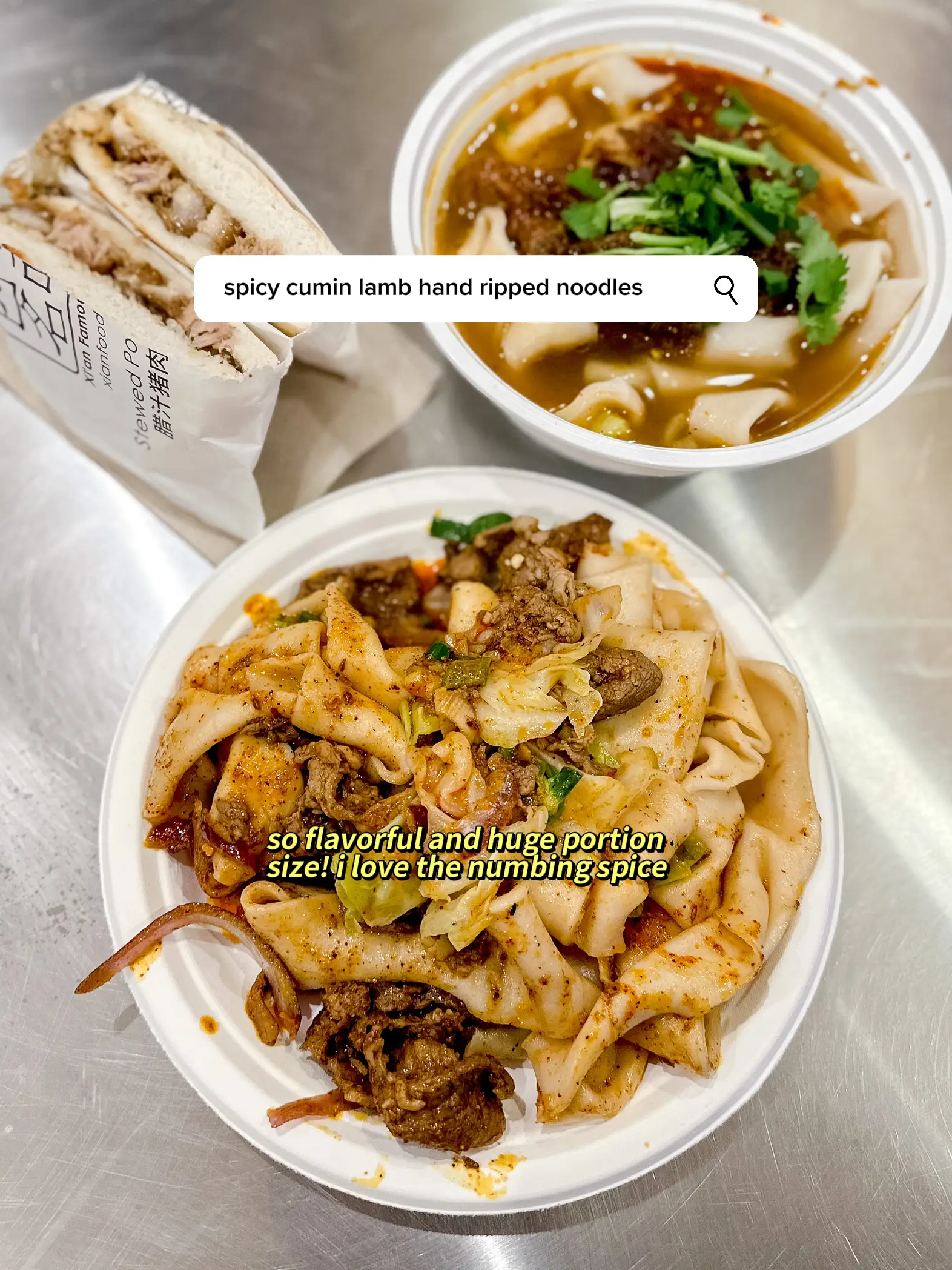 Hot and Numbing Shredded Lamb Noodle Soup Recipe