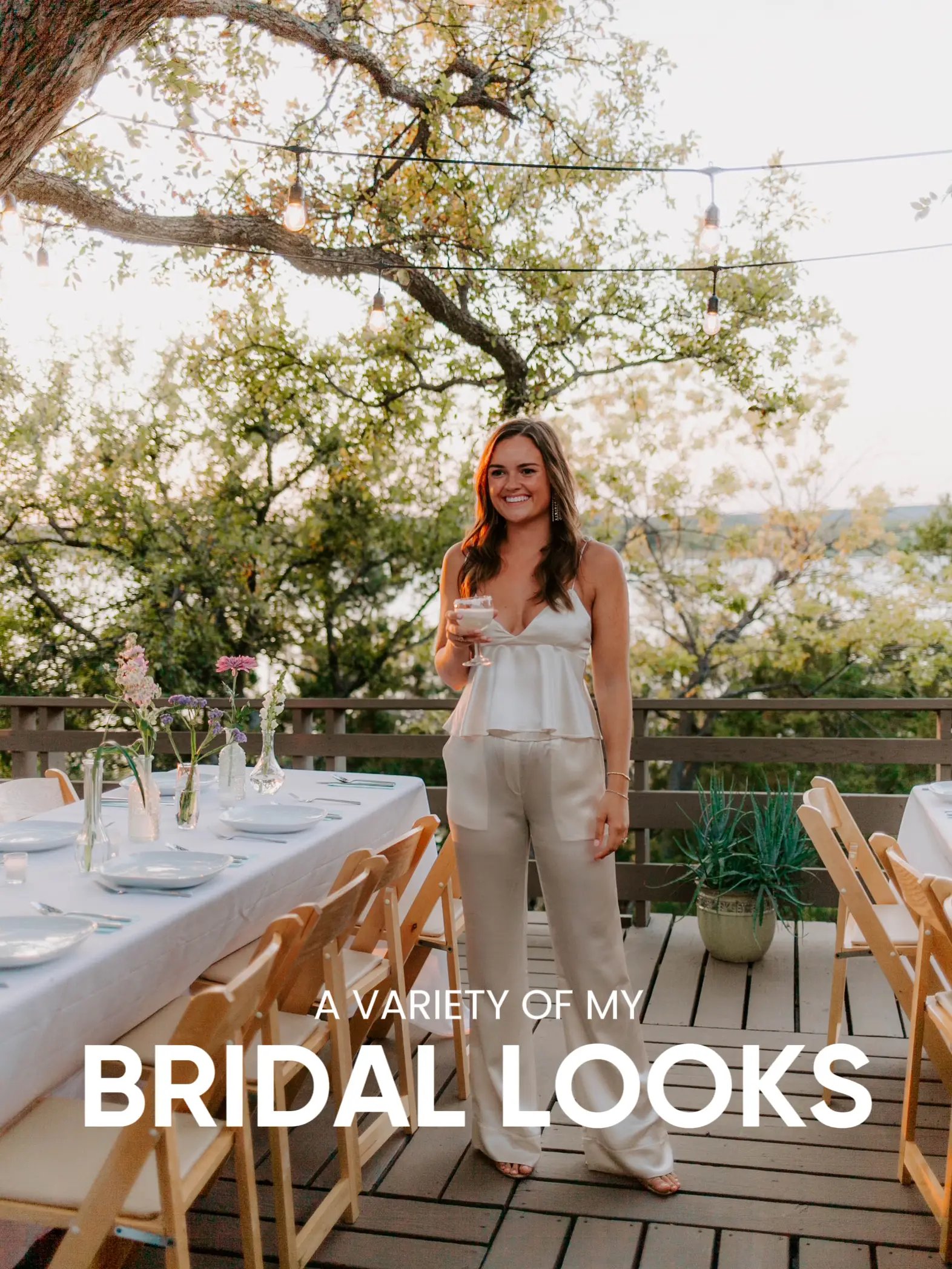 Love Grows Rehearsal Dinner with a Bridal Pantsuit ⋆ Ruffled