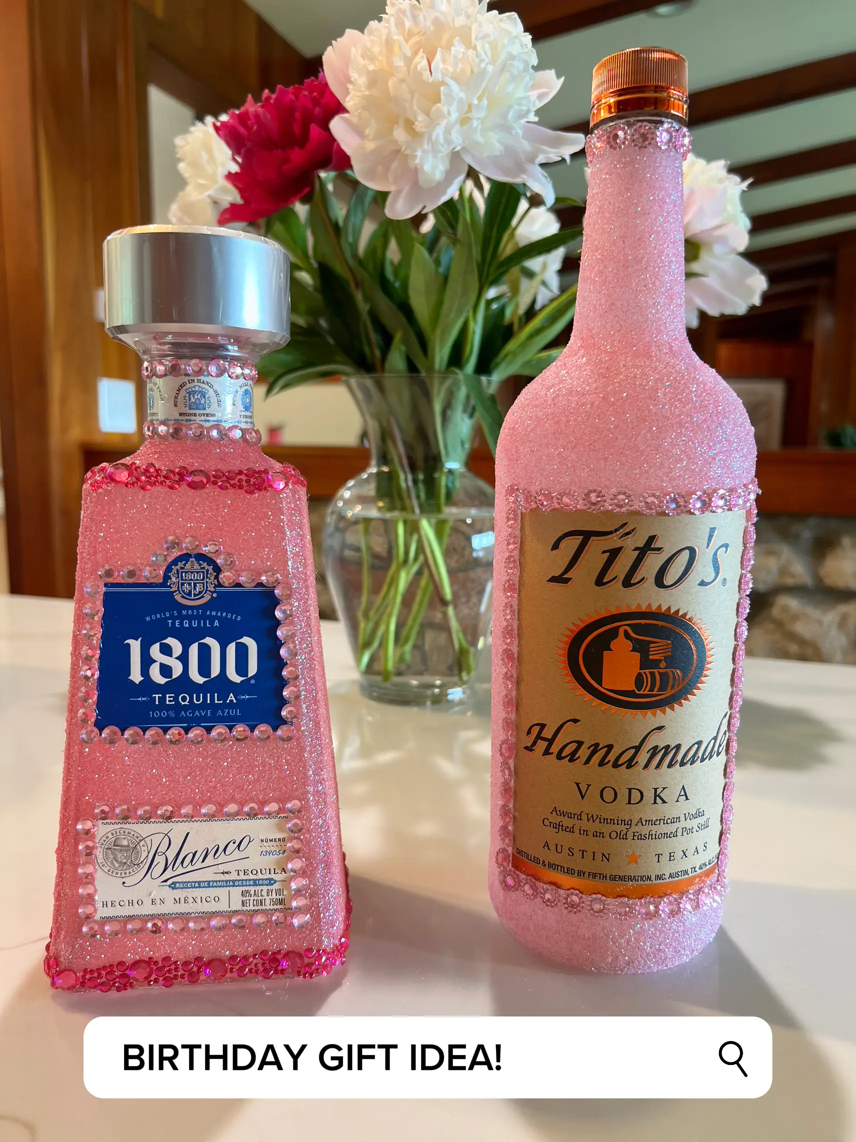 1800 Tequila Personalized Birthday Party Favors