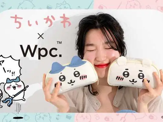 Wpc.から、ちいかわの折りたたみ傘｢キャラポーチ ちいかわ・ハチワレ