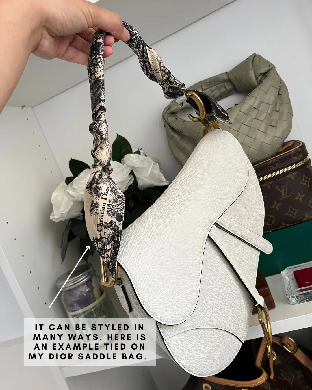 Dior bag clearance with scarf