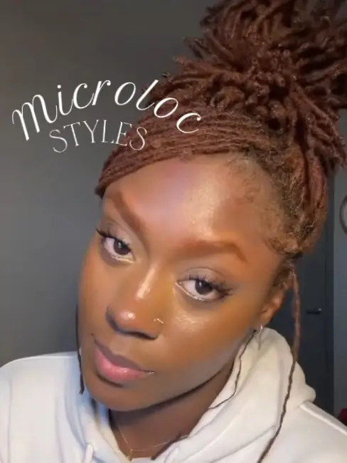 microlocs updo styles - Lemon8 Search