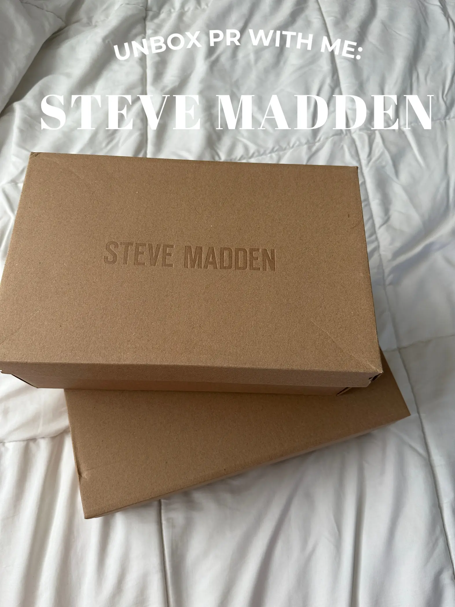 Steve madden shoe on sale box