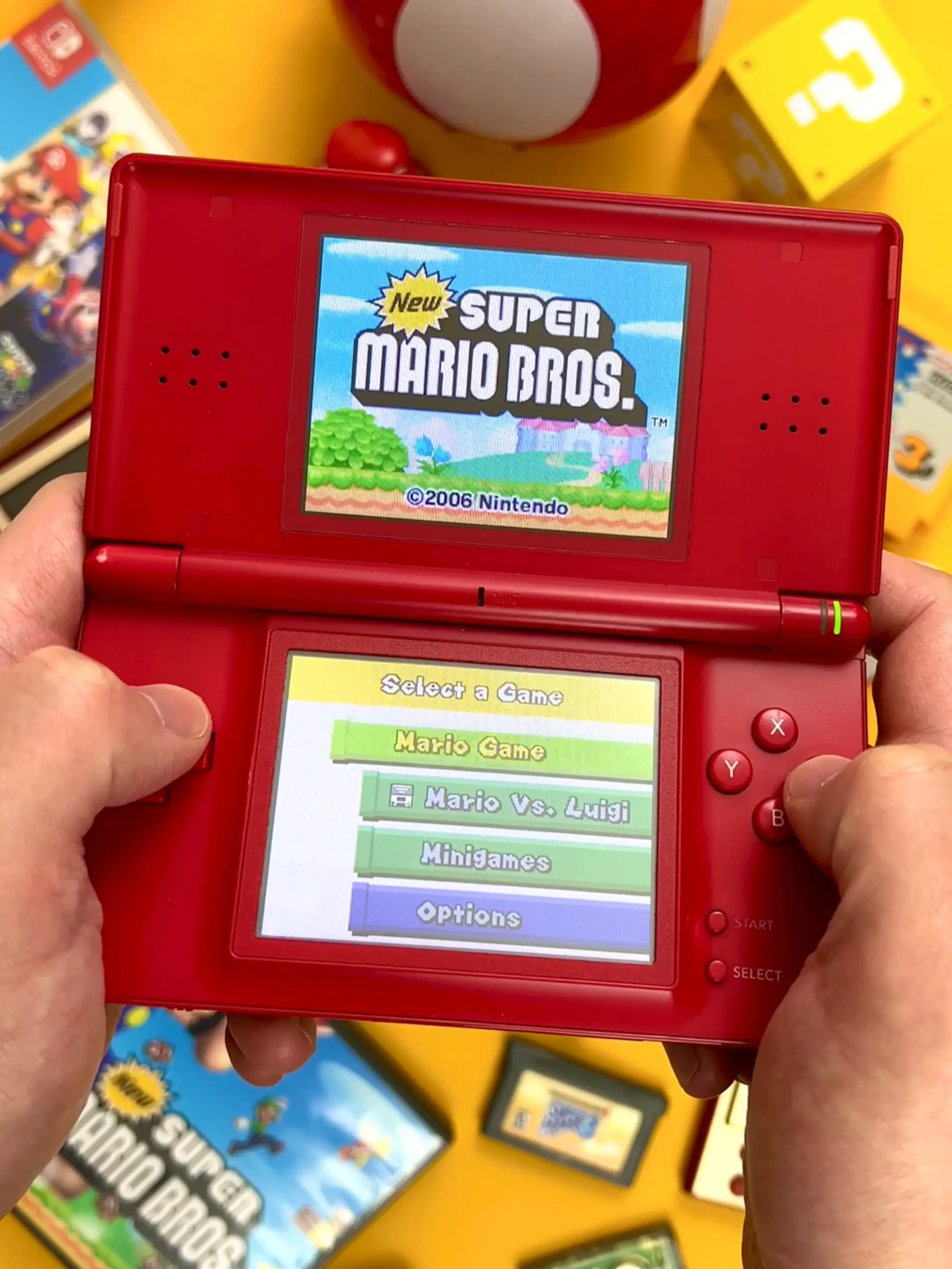 New Super Mario Bros ALL MINIGAMES (DS) 
