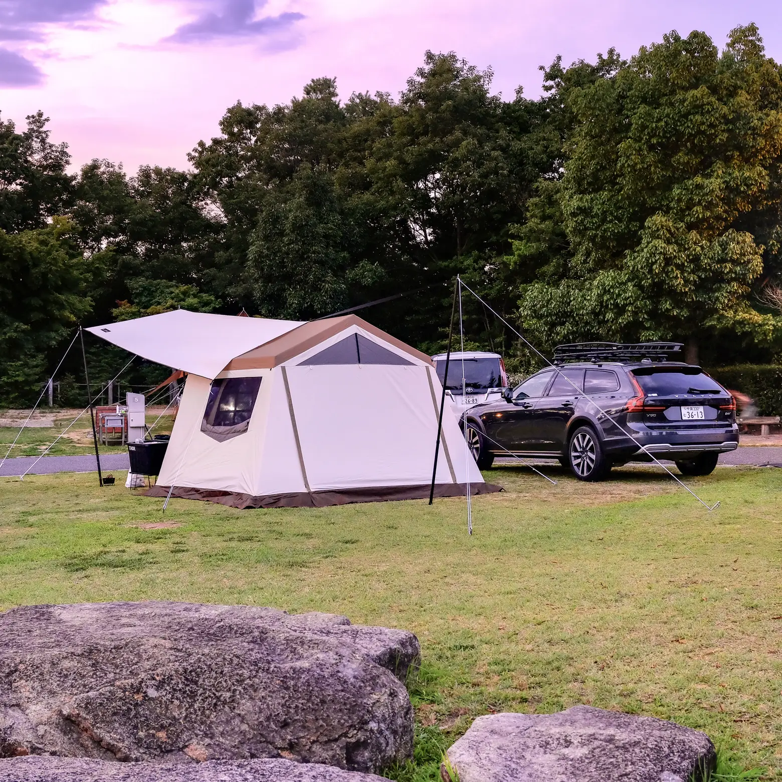 27回目⛺️新幕&新タープ⛺️ogawa:オーナーロッジタイプ52R TC