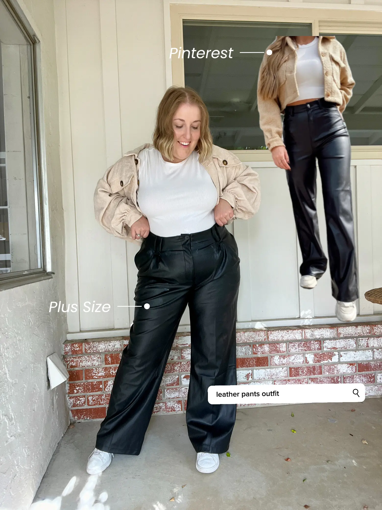 Whimsical Days Metallic Vegan Leather Pants — Ruthie Grace