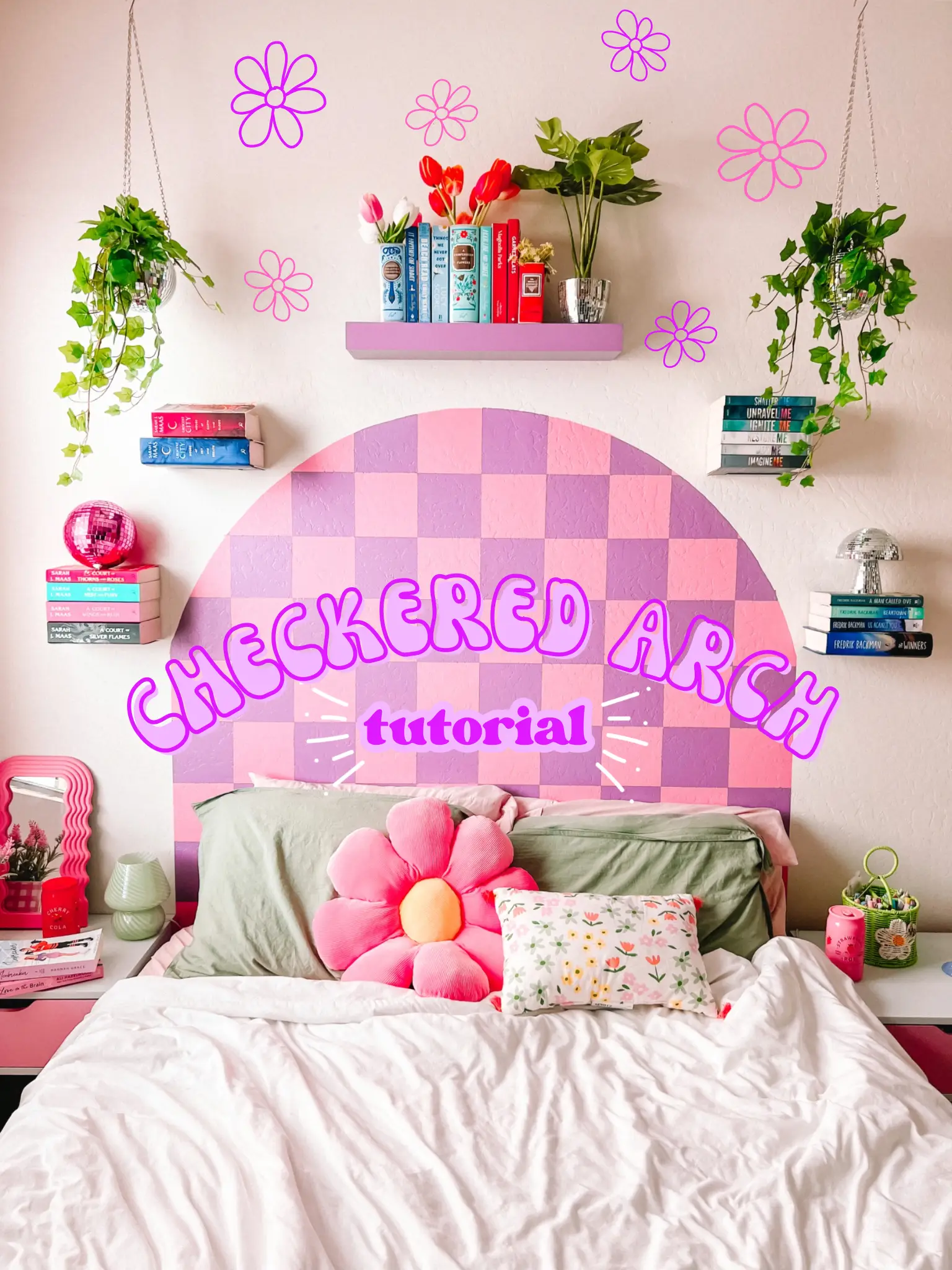 How to paint a checkered headboard 🎨 Gallery posted by jess 🎀 Lemon8