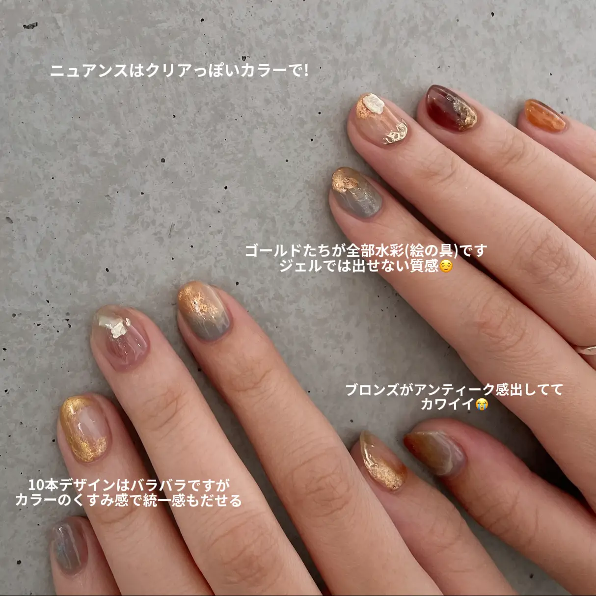 個性派さんにおすすめ 絵画風ニュアンスアート🖼🎨 | nailartist mskが