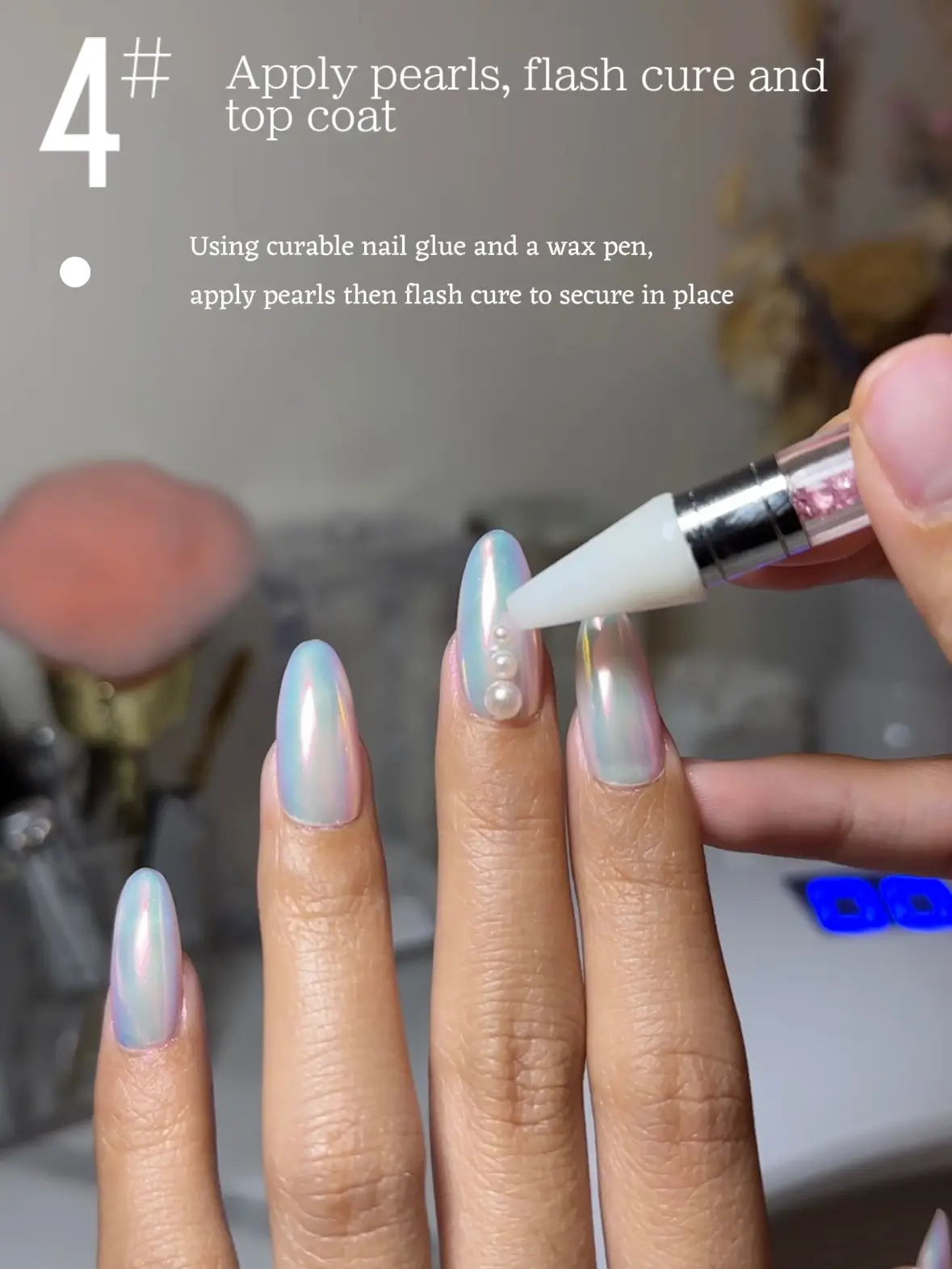 Mother-of-Pearl Nails Are Bringing Mermaidcore to Your Fingertips