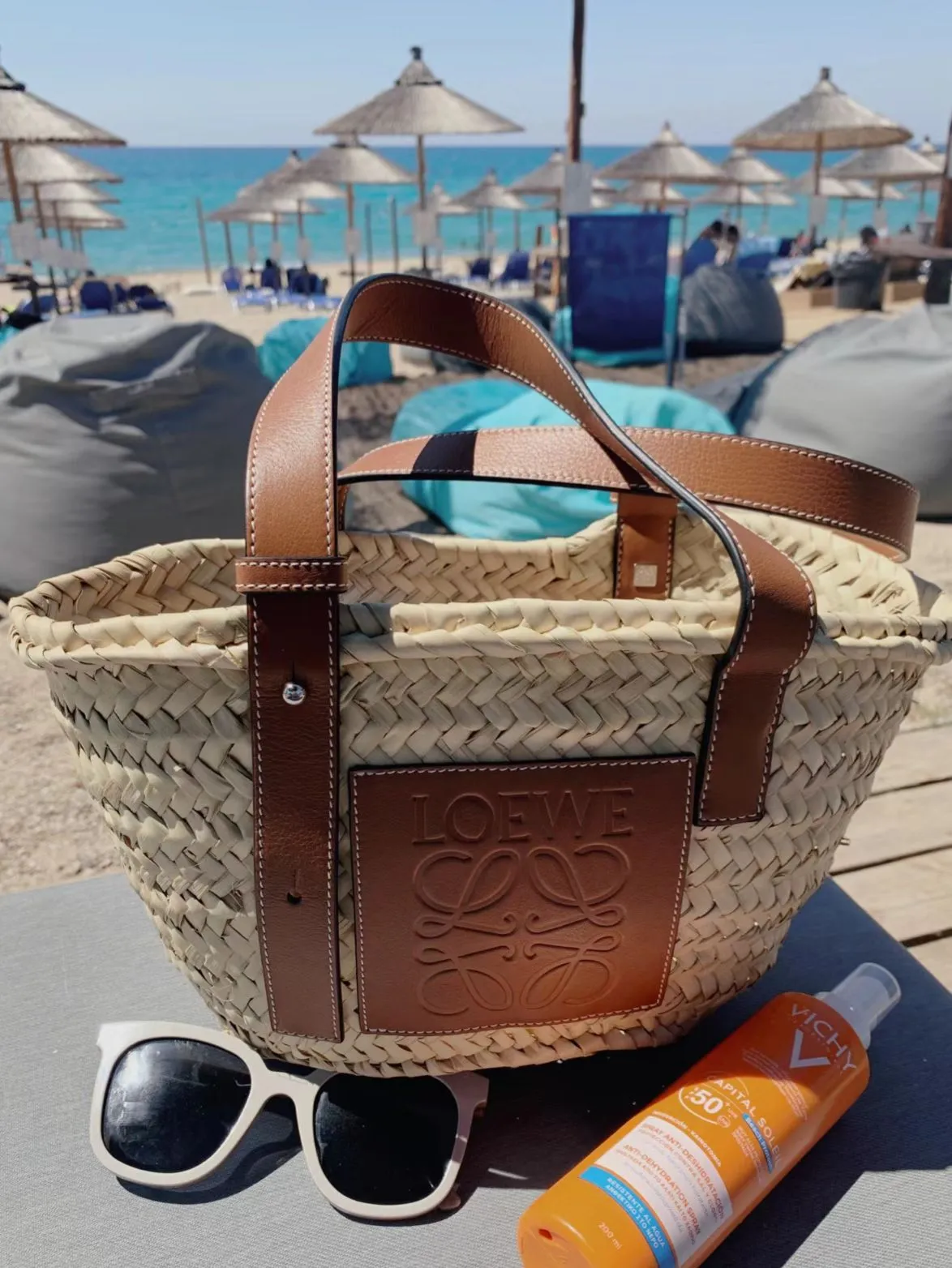 Loewe beach tote basket bag Gallery posted by banyu yi Lemon8