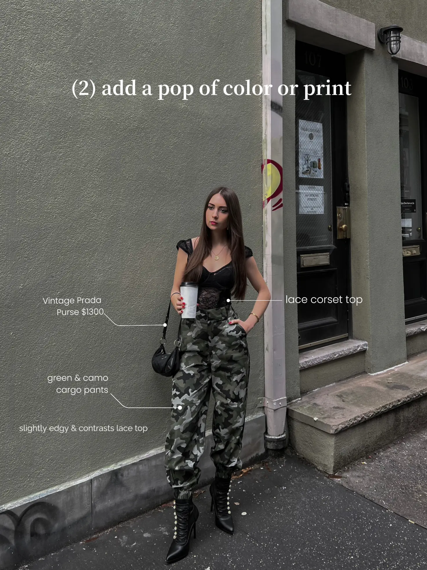 how to style cargo pants with corset tops - Lemon8 Search