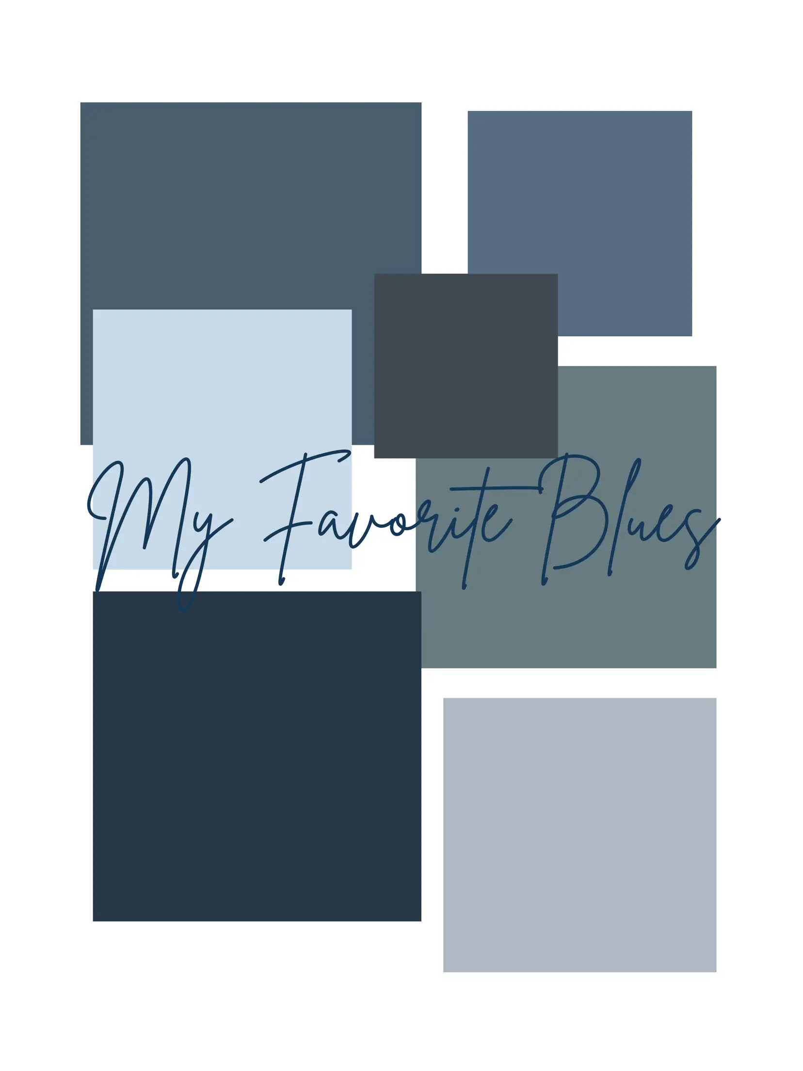 My Favorite Blue Paint Colors