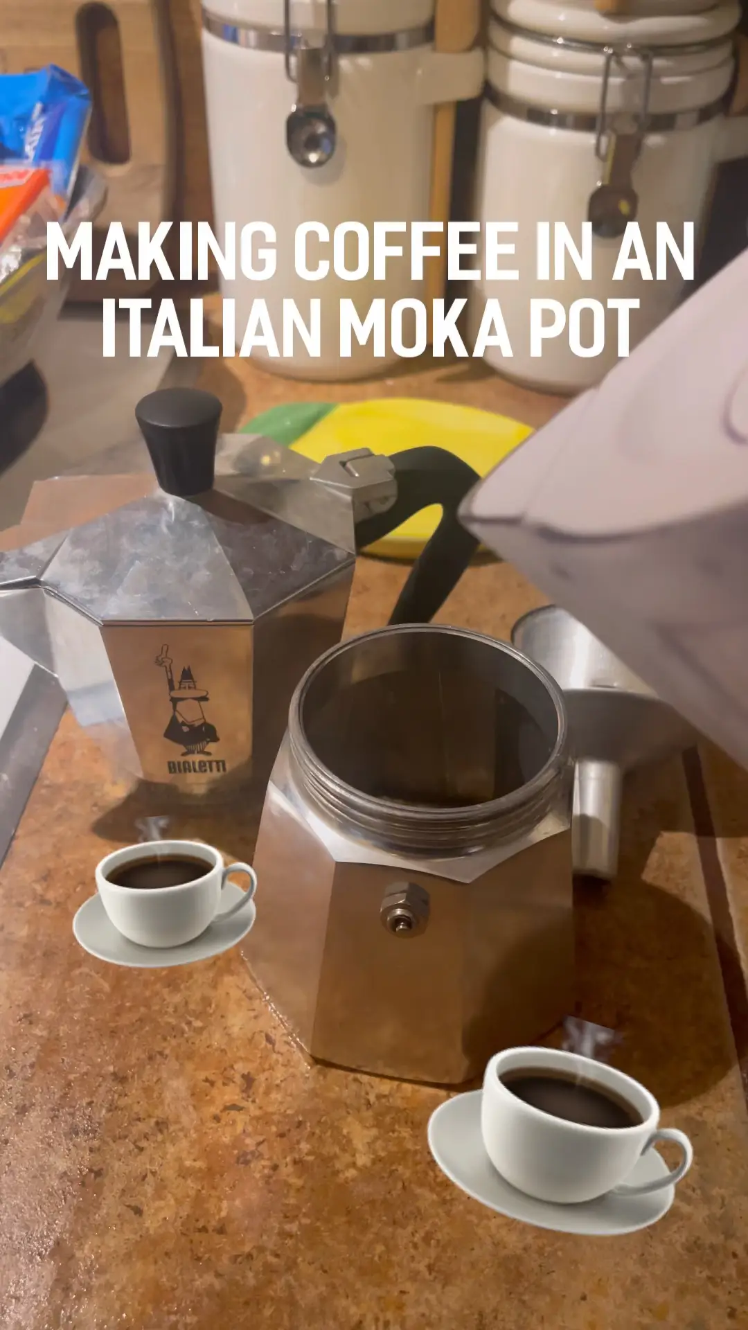 How to prepare the coffee base for cappuccino with a moka pot