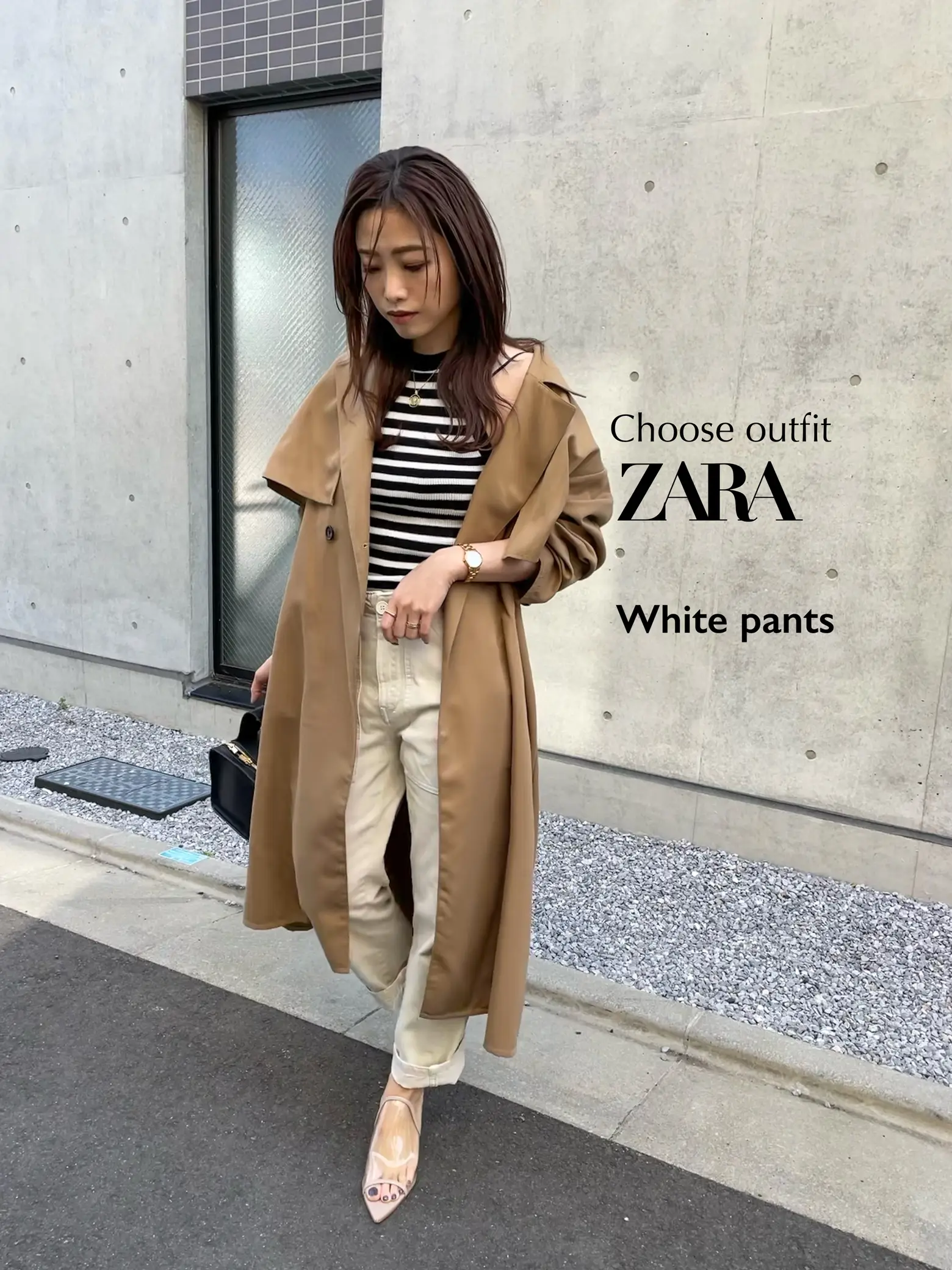 ZARA】ホワイトパンツ着回しコーデ♥︎ | asamimiiiiが投稿したフォト