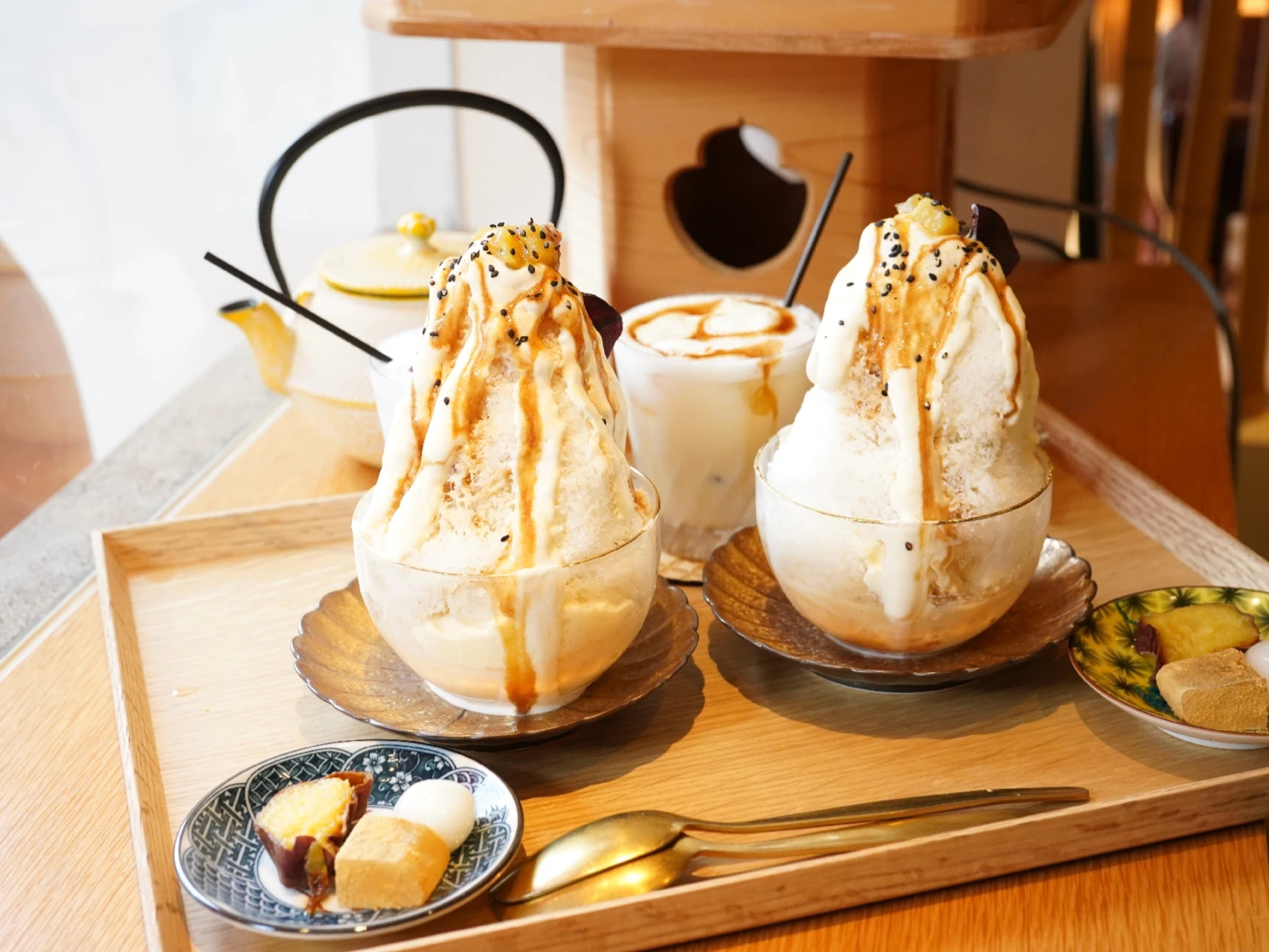 Kyoto · Fushimi Inari 】 Tsuboyaki sweet potato cafe where you can taste