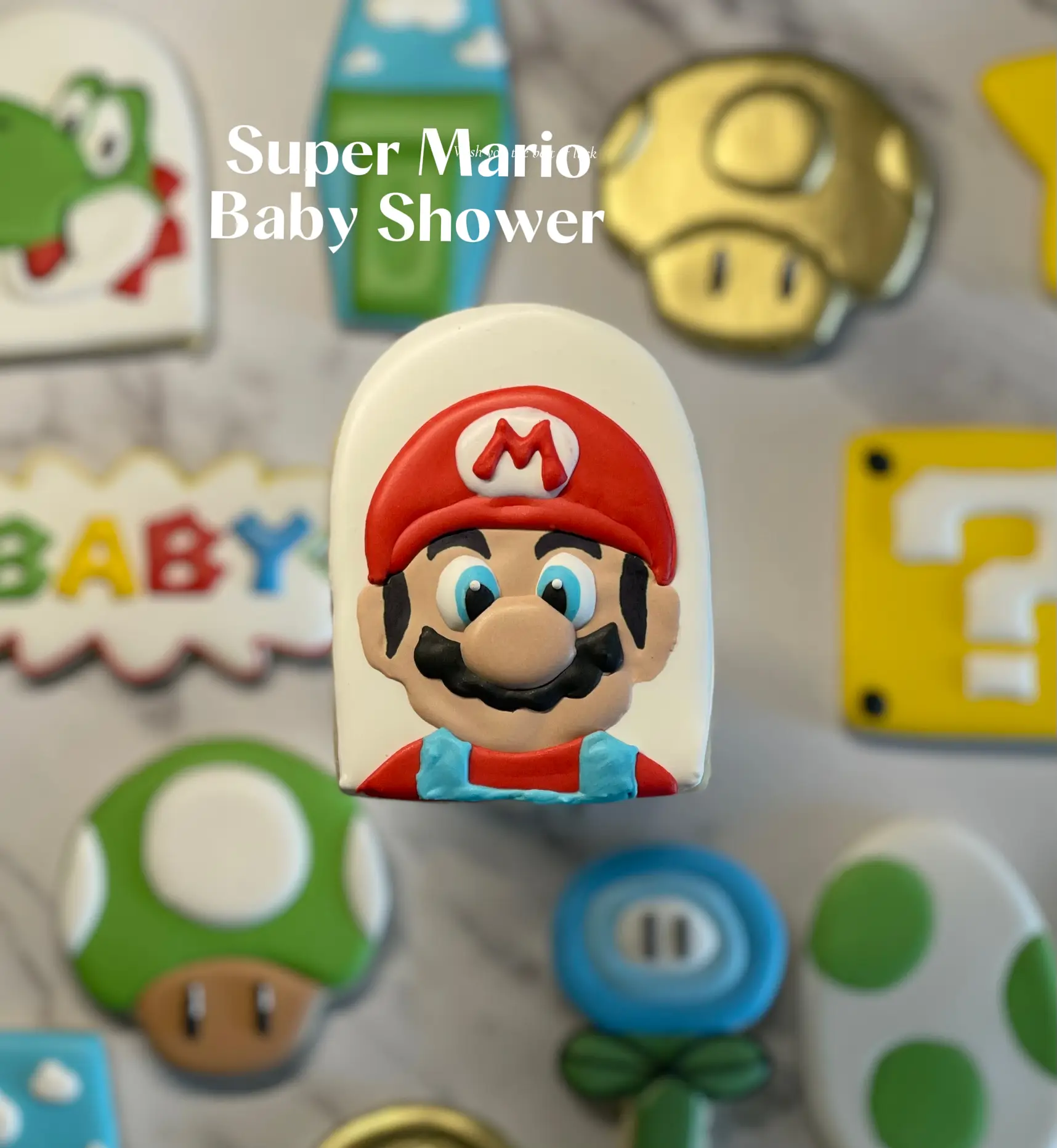 Super Mario Baby Shower Cookies | Gallery posted by Bridget | Lemon8