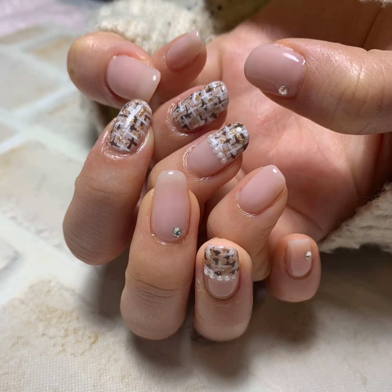 やっぱりツィードネイルは可愛い💕 | さふみんが投稿したフォトブック