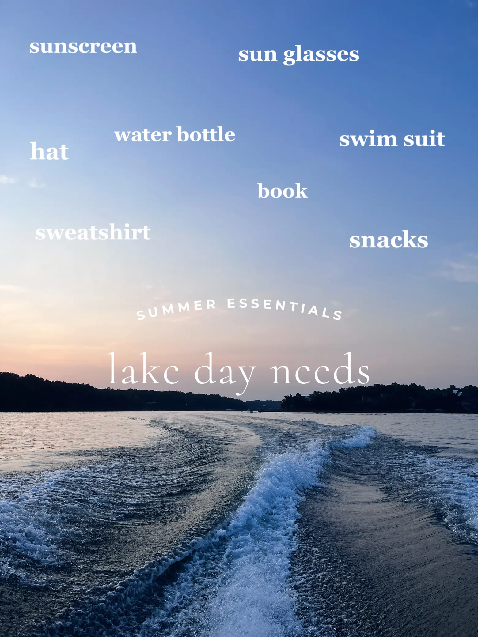 lake day essentials ☀️, Gallery posted by jocelyn.bledsoe