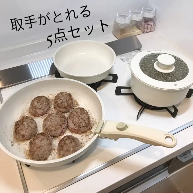 Amazon.co.jp: フライパン セット 5点 鍋セット IH対応 ガス火