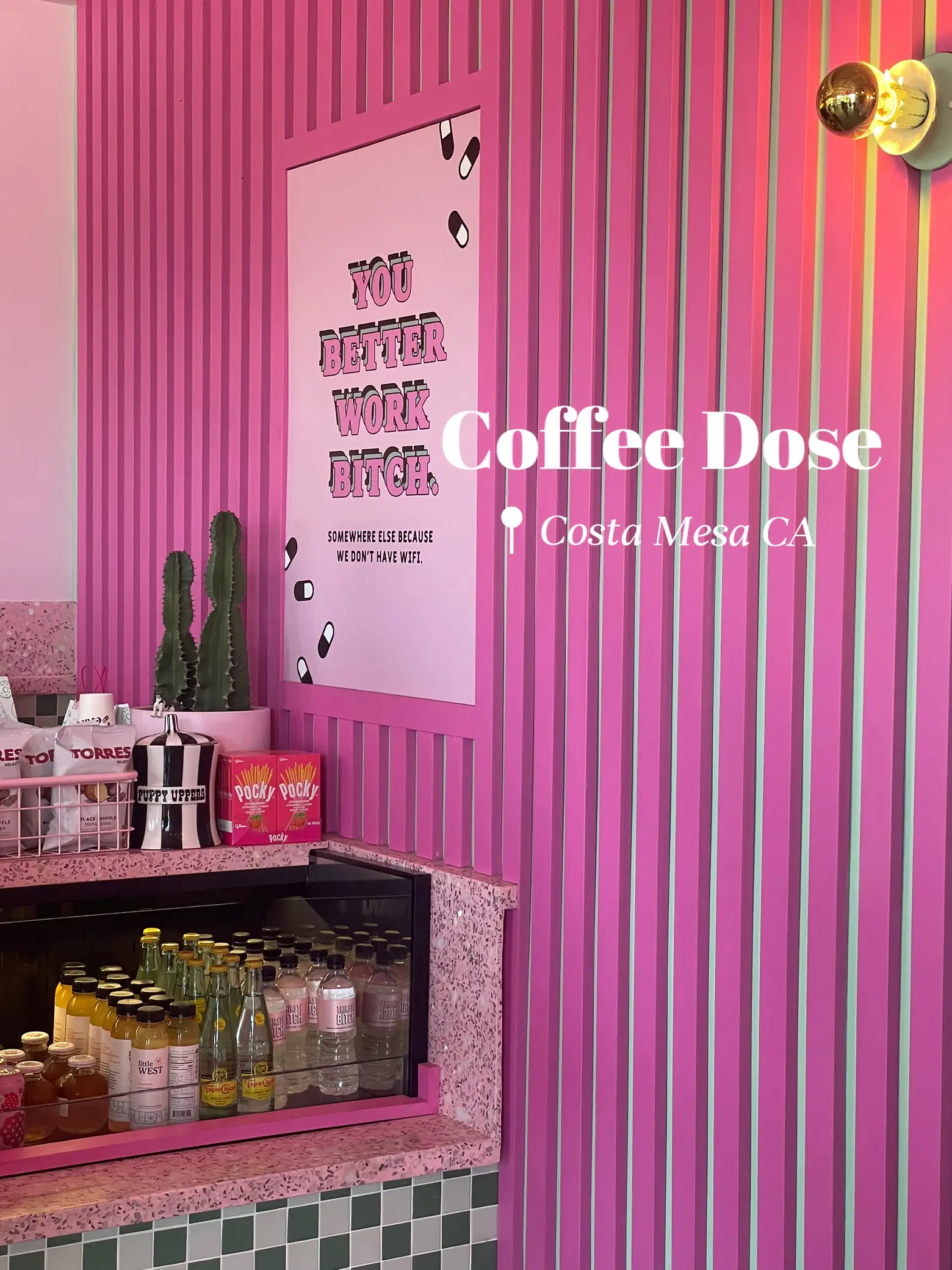Pink Coffee Bar Tour 