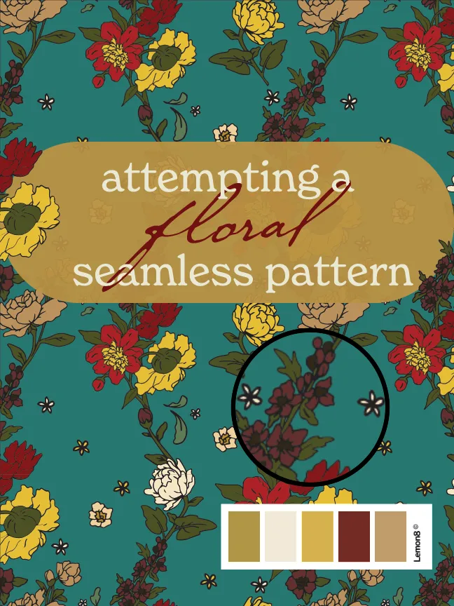 V29 Abstract Geometric Floral Print Seamless Pattern Design - Designers  Nexus