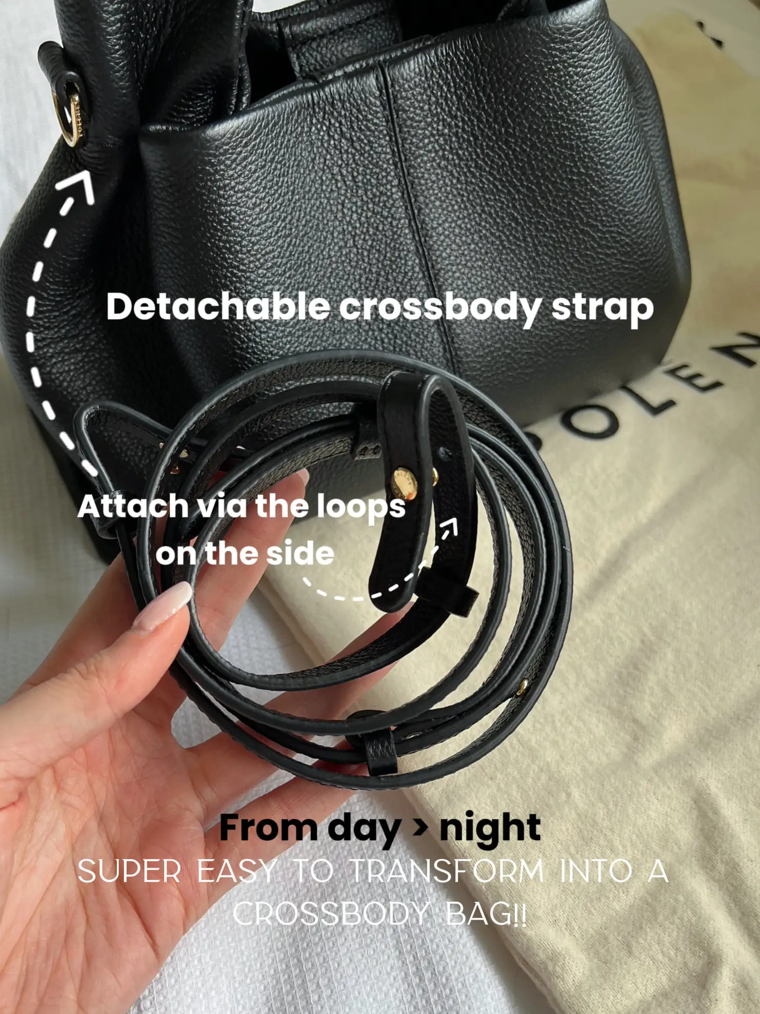 How to Convert Looping Mini to A Crossbody Bag! PART 1 