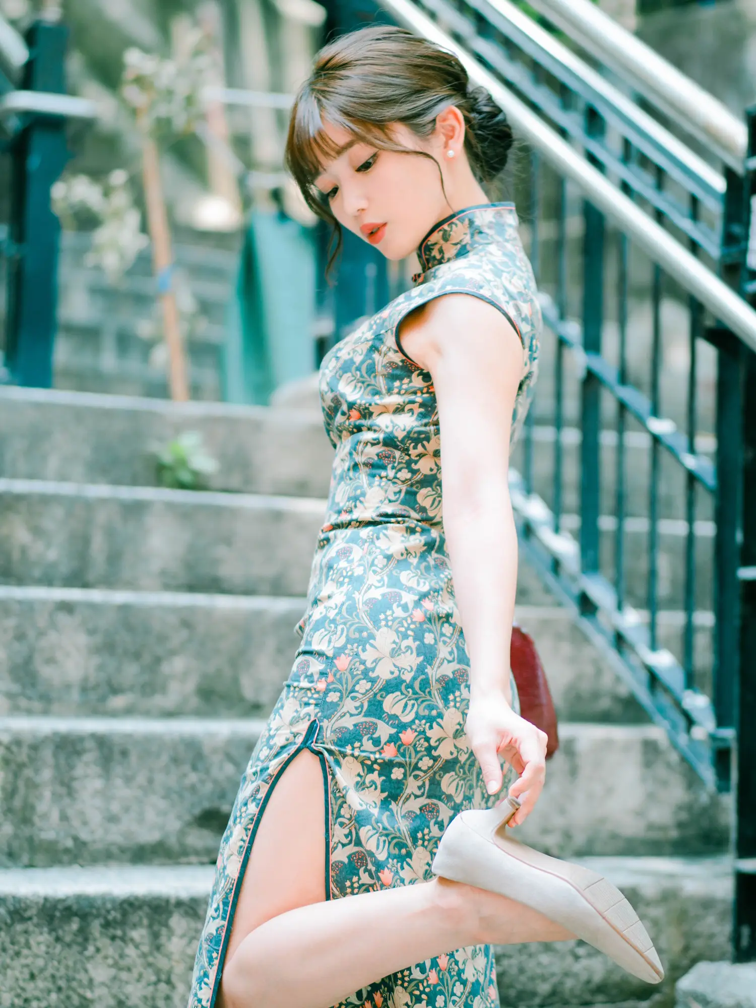 香港の街をチャイナドレスを着て散策📸の画像 (1枚目)