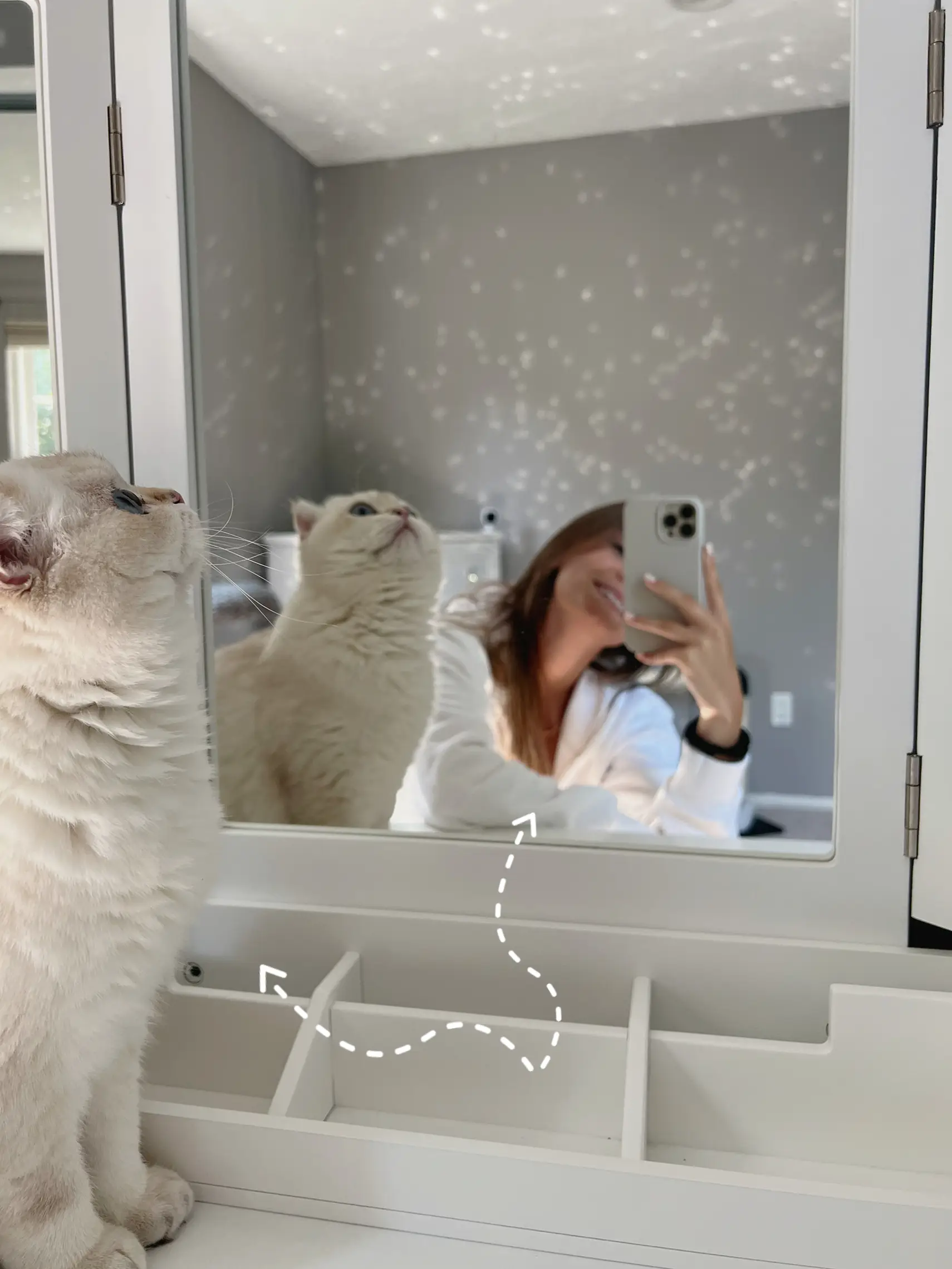 mirror selfie with pet - Lemon8 Search