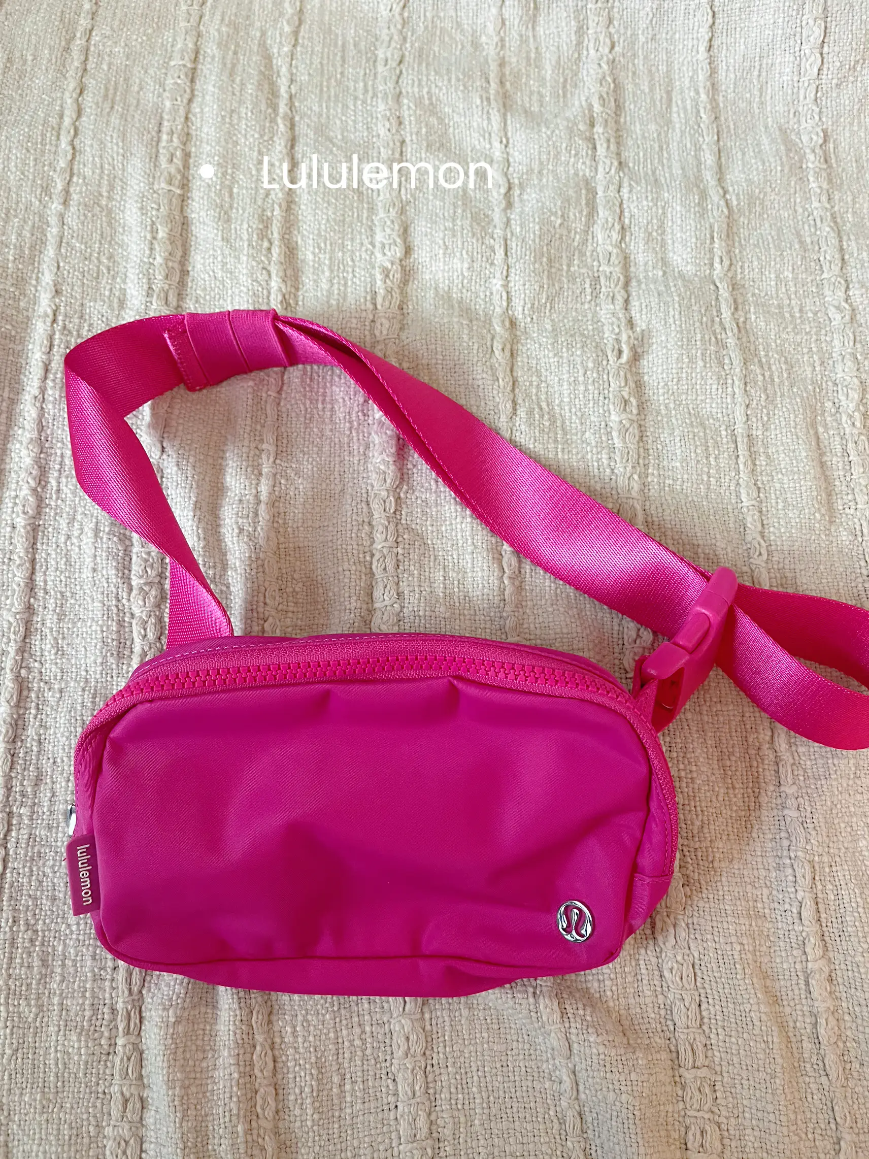 Sonic Pink Everywhere Belt Bag from Lululemon, Gallery posted by liz9574