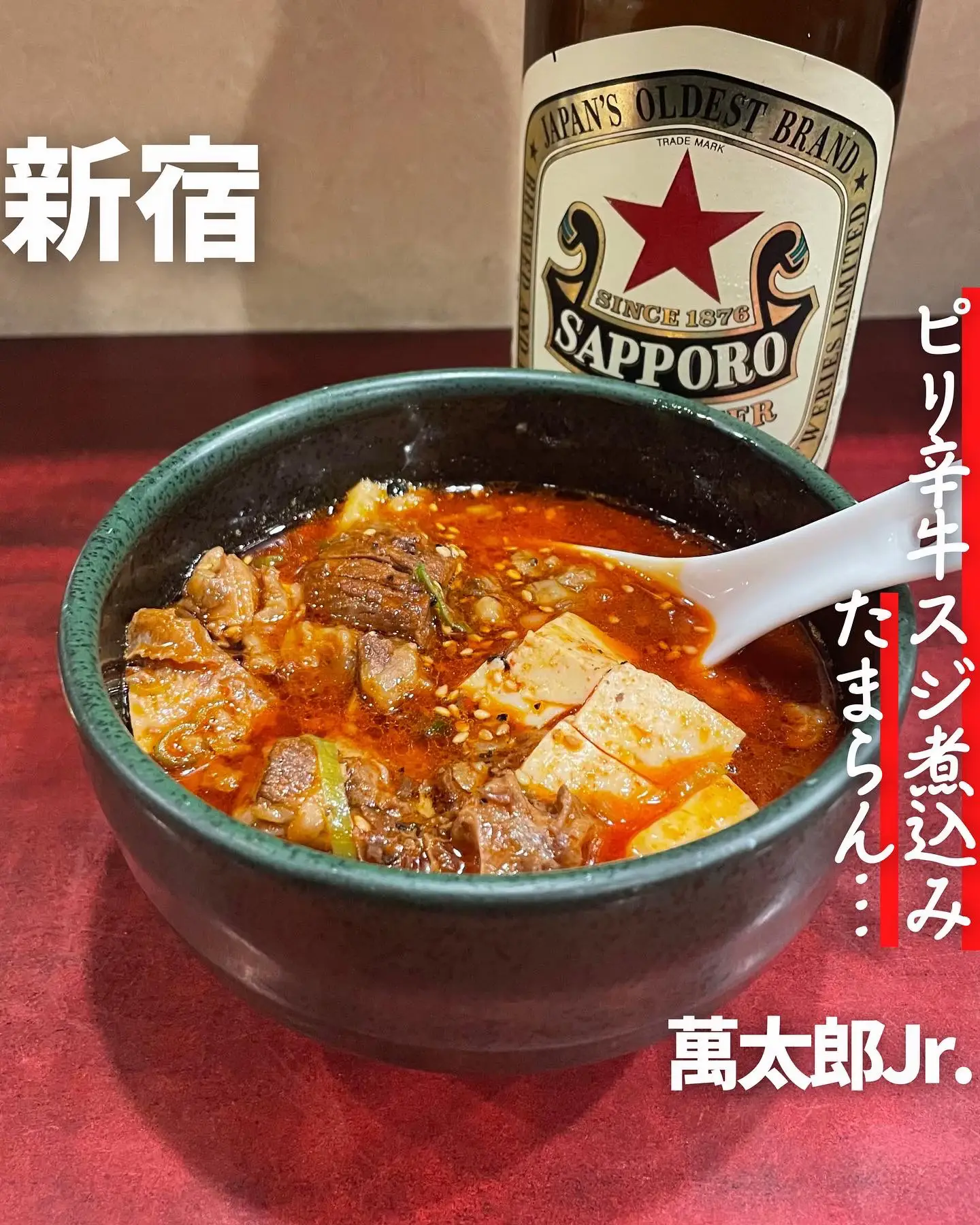 ピリ辛牛すじ煮込みでお酒進みまくり… ぽよログ/東京グルメが投稿したフォトブック Lemon8