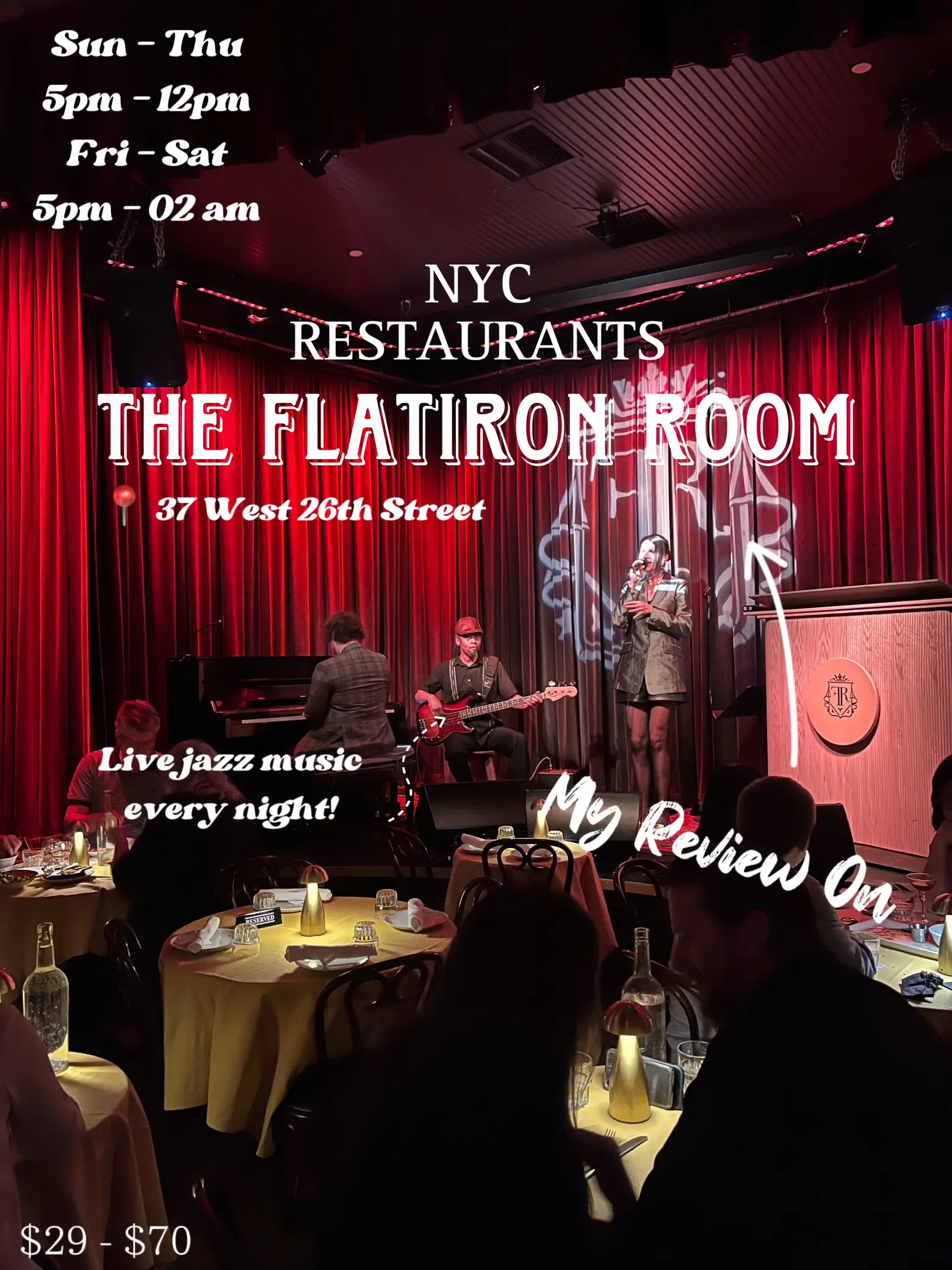 NYC JAZZ DINNER: THE FLATIRON ROOM 🎺's images