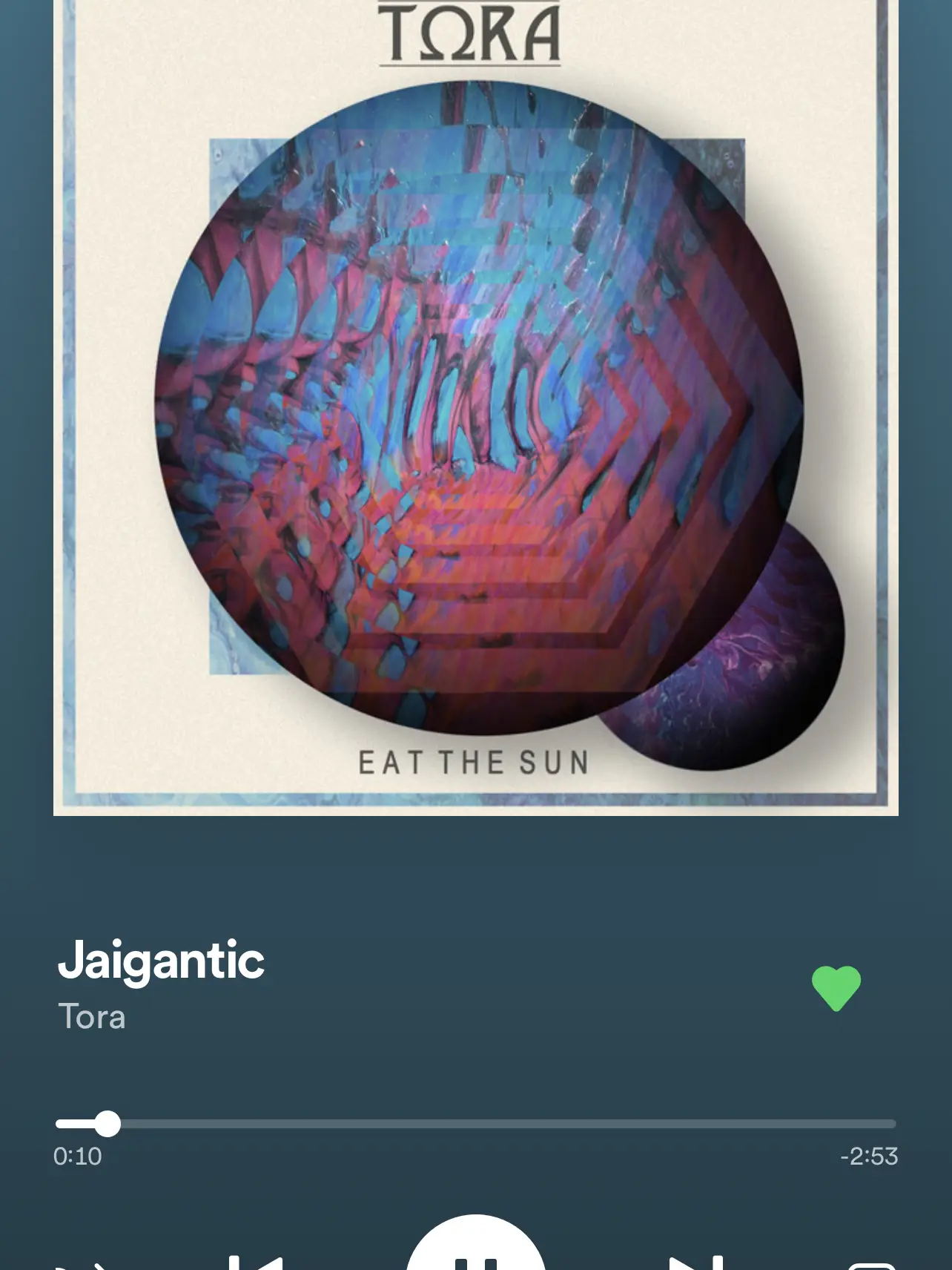 A song with a colorful background and the words "eat the sun" written on it.