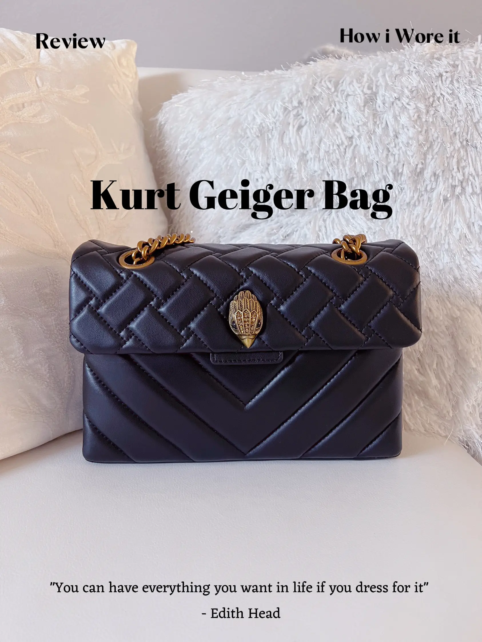 Kurt Geiger London Large Kensington Tweed Shoulder Bag - Elle Blogs