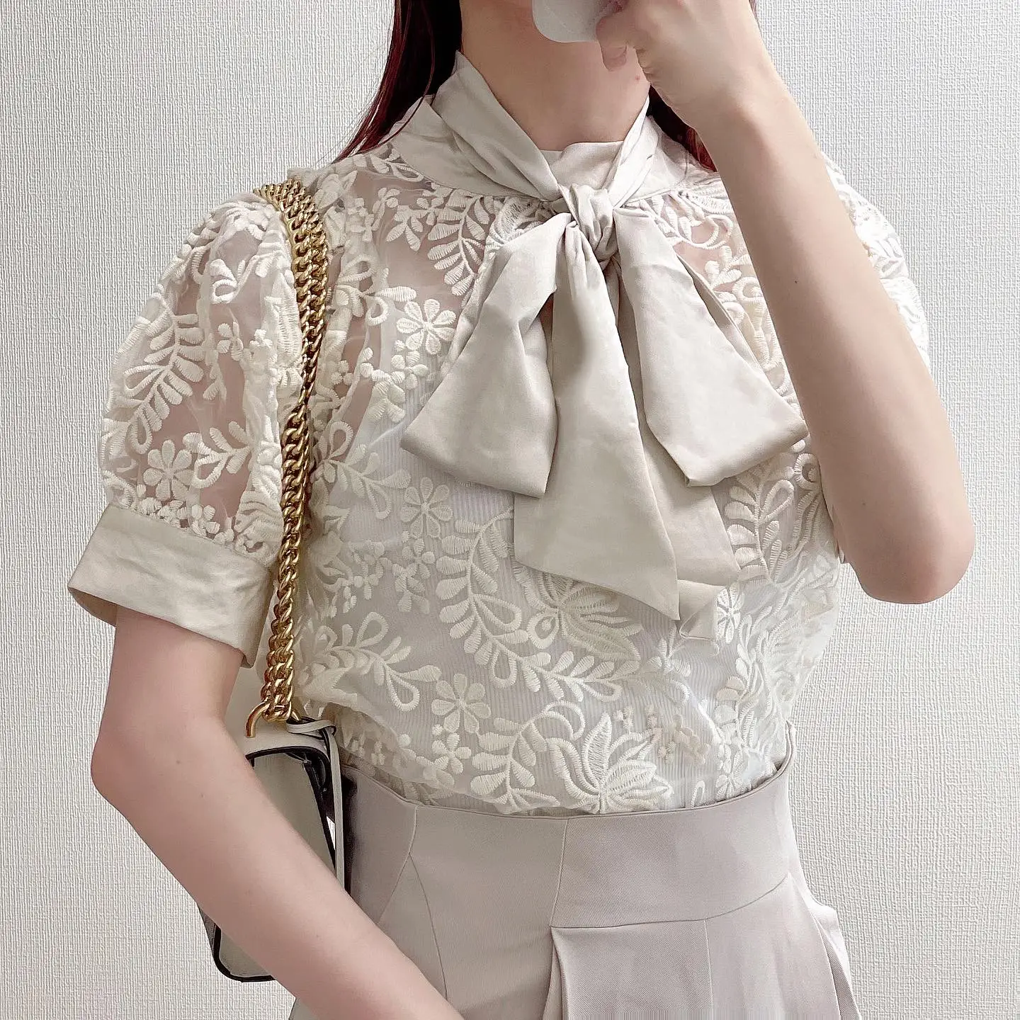 2way blouse with GRL    ribbon🕊️ | Gallery posted by ひこ乃