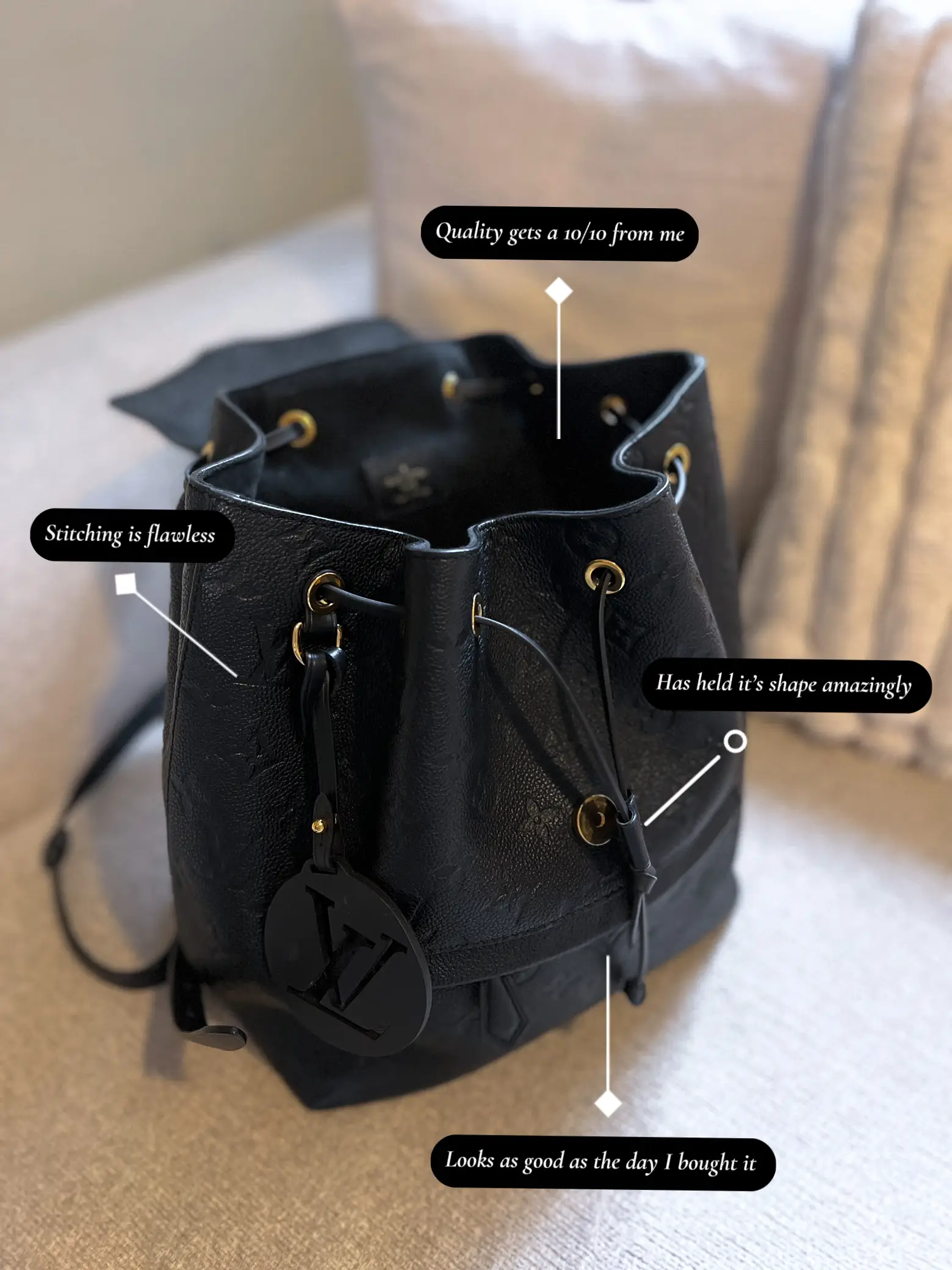 ONE YEAR LATER… Louis Vuitton bag review🖤, Gallery posted by edithmair