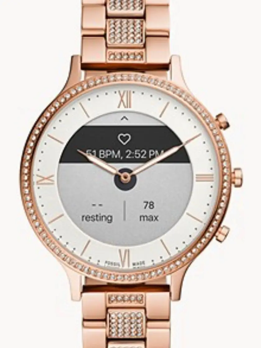 Fossil hybrid hr discount women