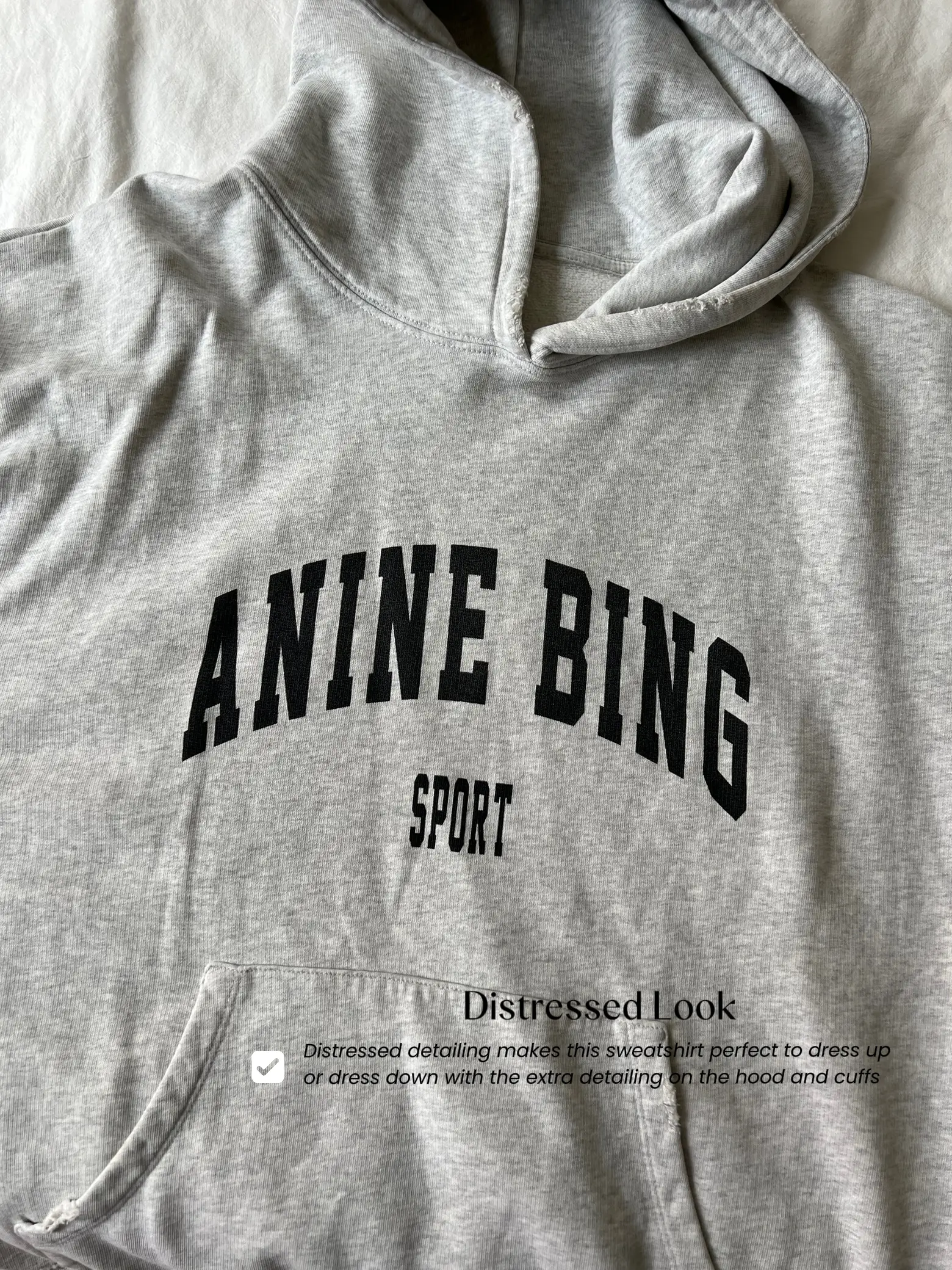 ANINE BING HOODIE REVIEW 🤍, Gallery posted by marissa ♡