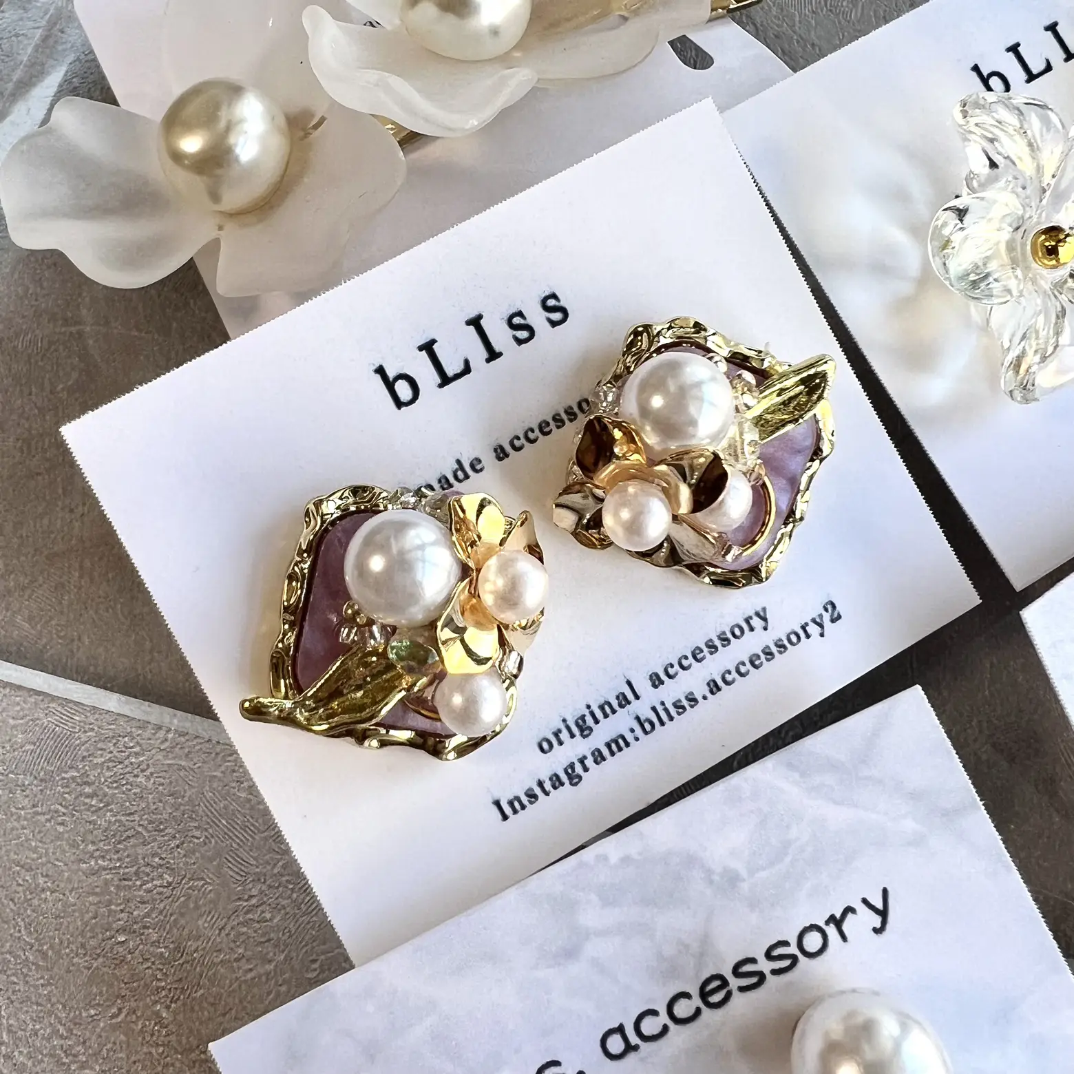 先週の注文のアクセサリーを1部紹介𓂃❁⃘𓈒𓏸 | bliss.accessoryが投稿したフォトブック | Lemon8