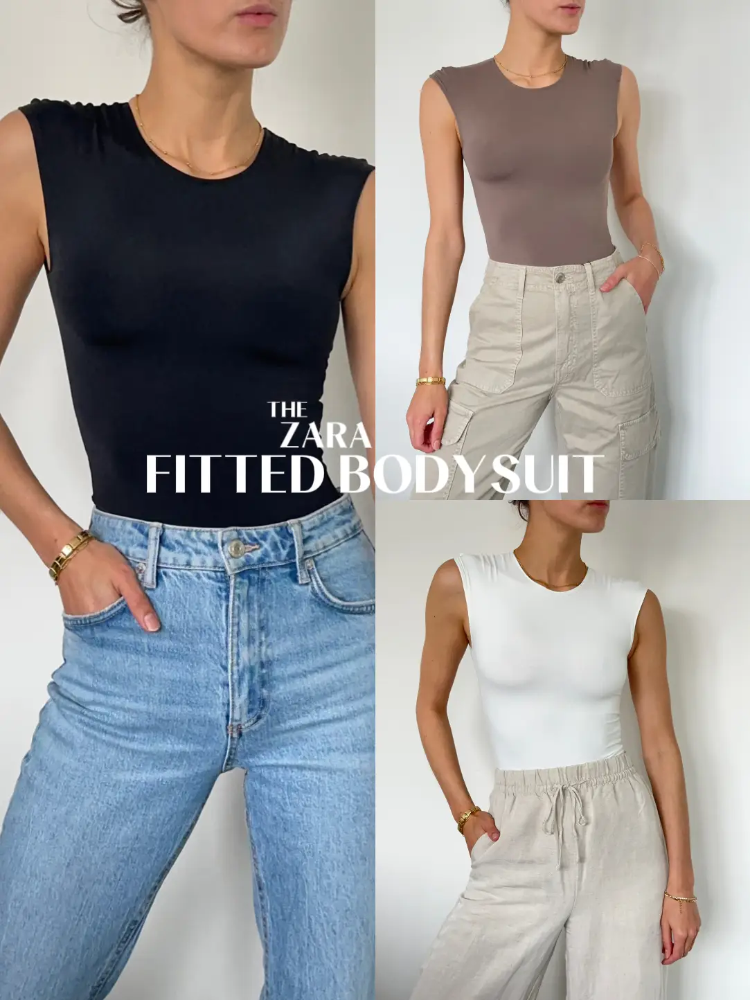 Perfect fitting Zara bodysuit 🤍  Gallery posted by ambermaylowe
