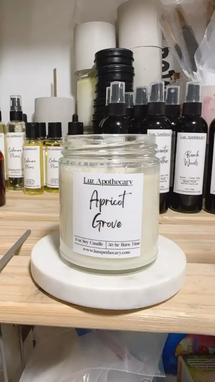 Soy Spring Candle from a Latina owned business, Video published by Luz  Apothecary