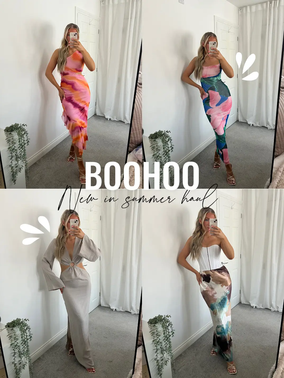 Boohoo Plus Size Haul Featuring Summer Dresses For Curvy Women 