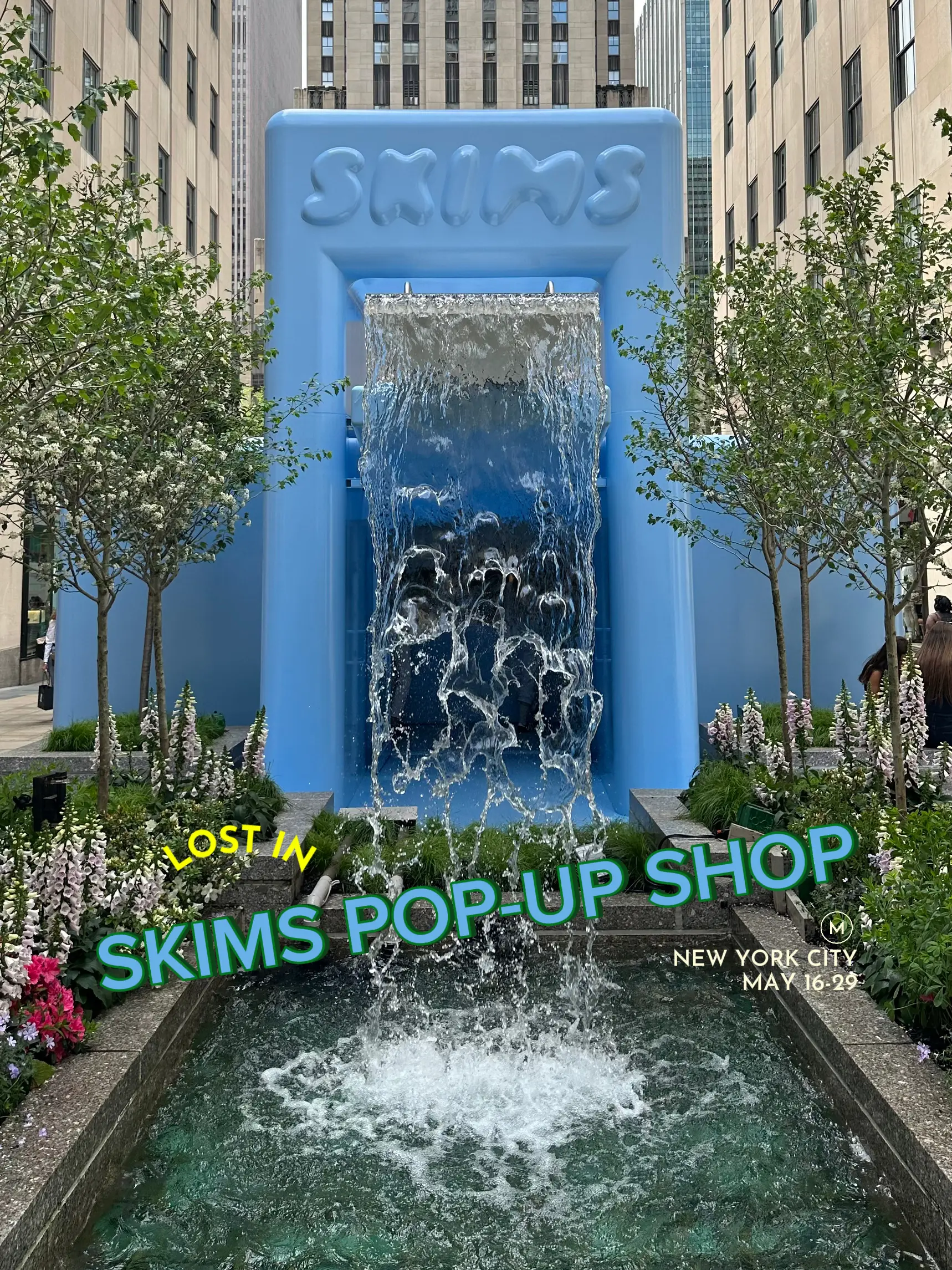 SKIMS Opens New York Rockerfeller Center Pop-Ip